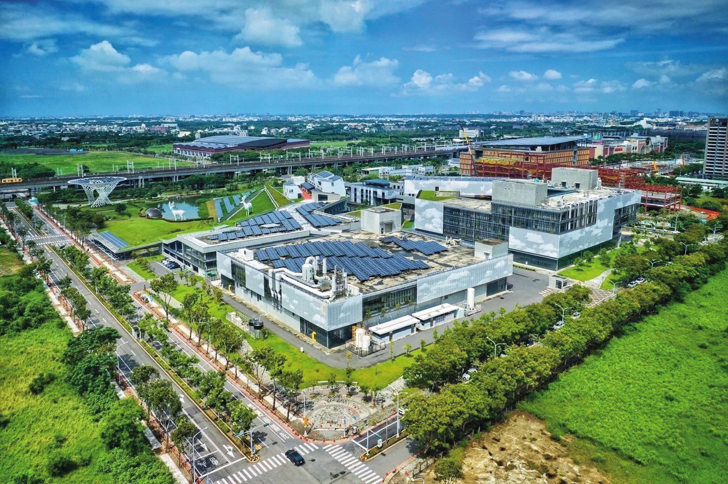 台南沙崙科學城是陳亭妃長期關注的台南發展重點。（台南市經濟發展局提供）