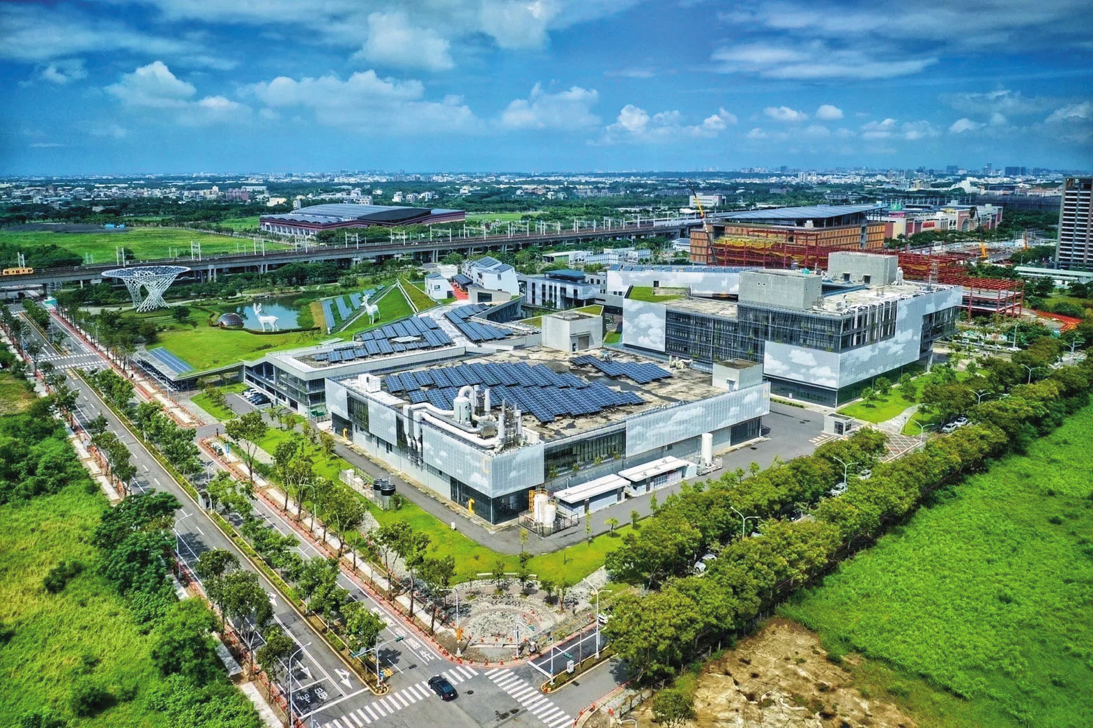 台南沙崙科學城是陳亭妃長期關注的台南發展重點。(台南市經濟發展局提供)