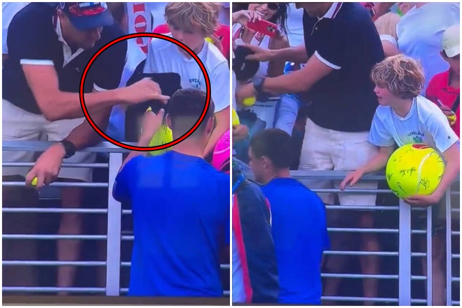 跟小孩搶帽子的男子，被網友肉搜是一名波蘭企業 CEO，眼見輿論爆發，CEO也終於發文道歉。（翻社自X）