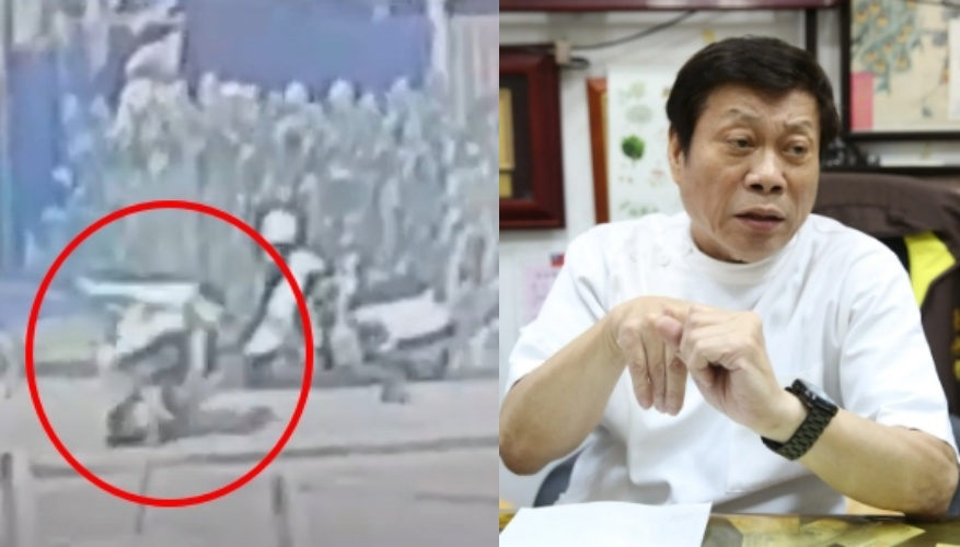 法醫高大成(右)證實,嫌犯2週前曾赴診所向其求助。(翻攝畫面、本刊資料照)