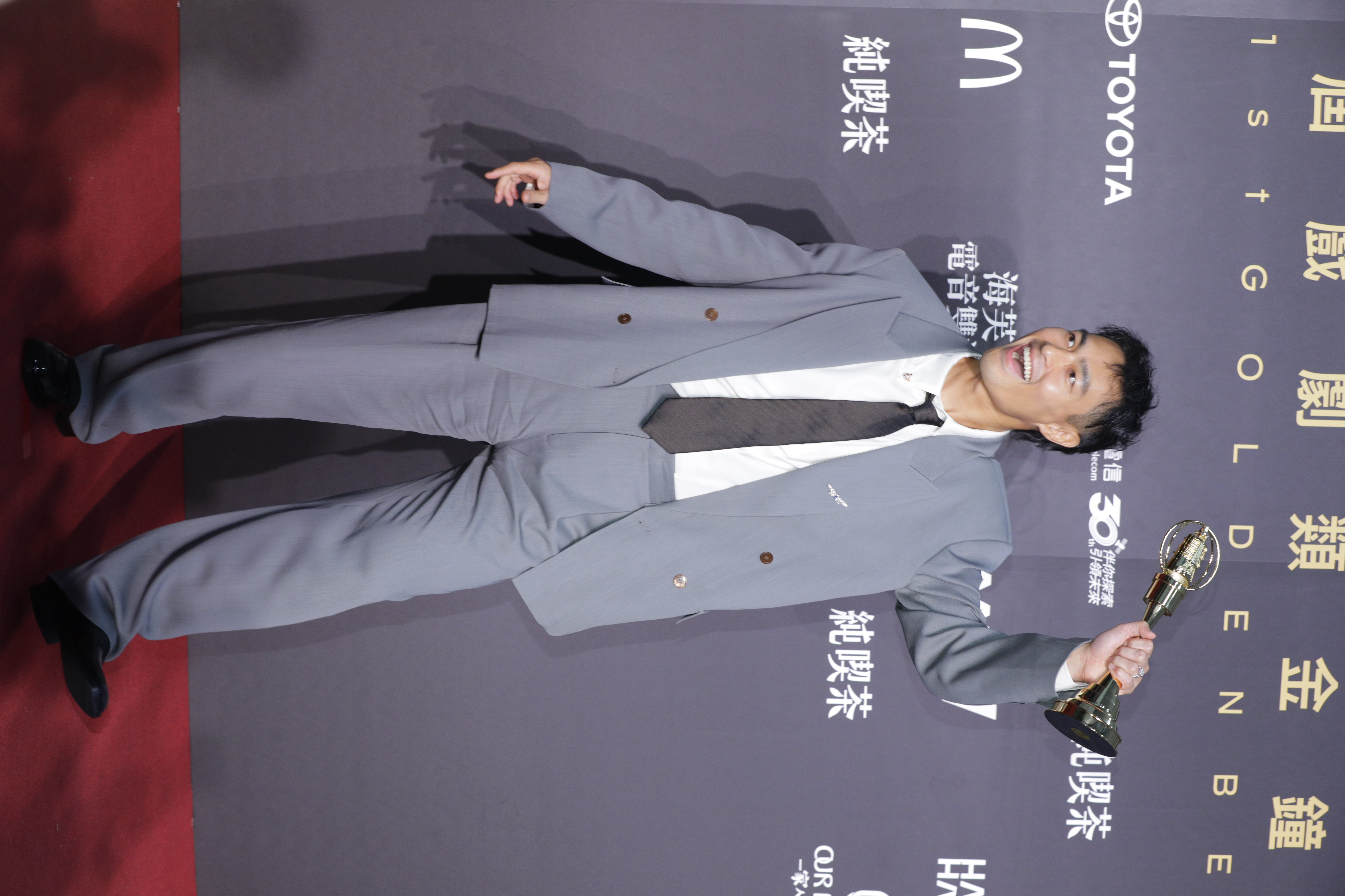 楊祐寧獲戲劇類第61屆電視金鐘獎戲劇節目男配角獎。
