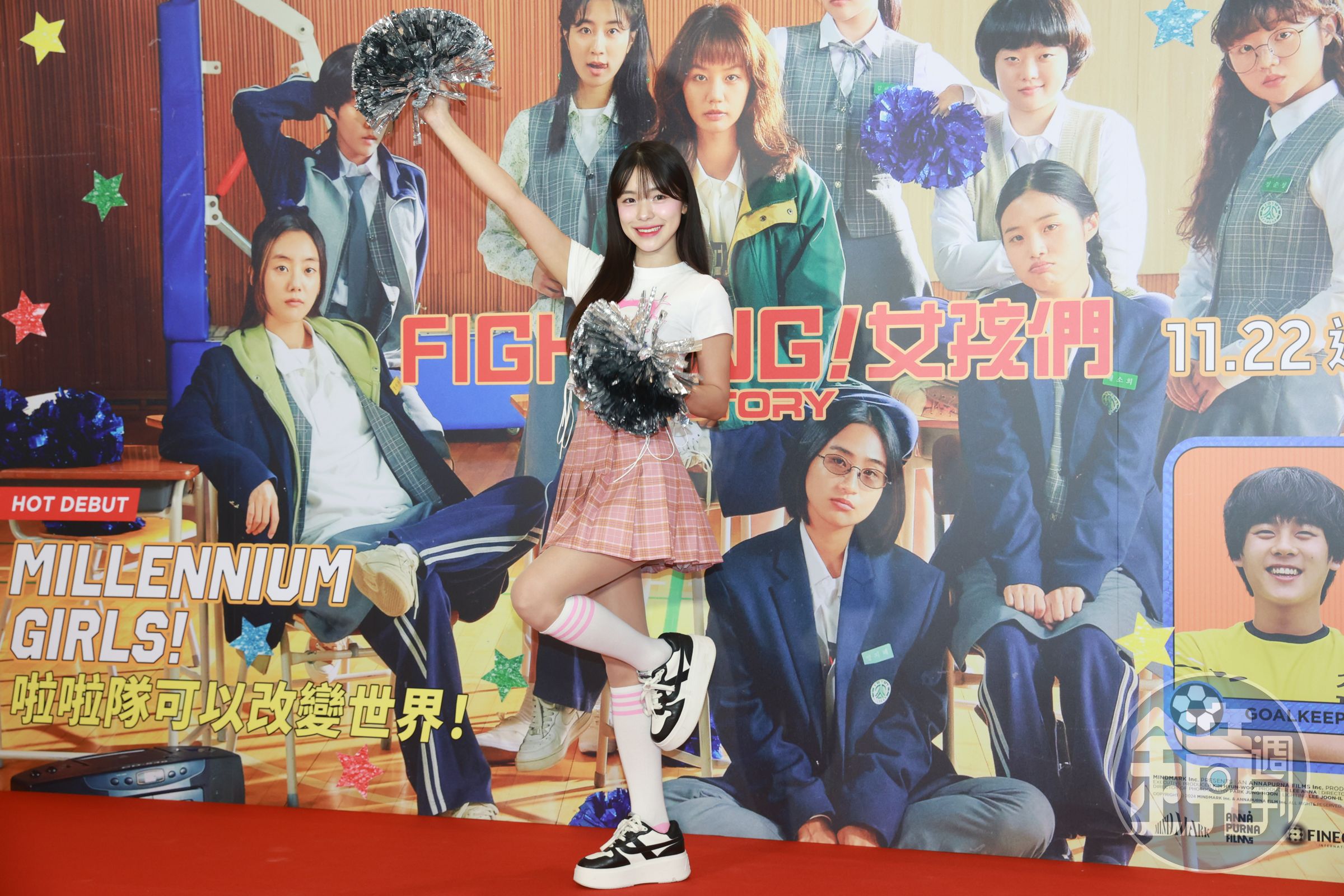 李多慧為電影《FIGHTING!女孩們》站台。