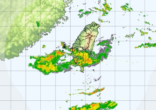 中央氣象署對嘉義縣、嘉義市、台南市發布大豪雨特報。