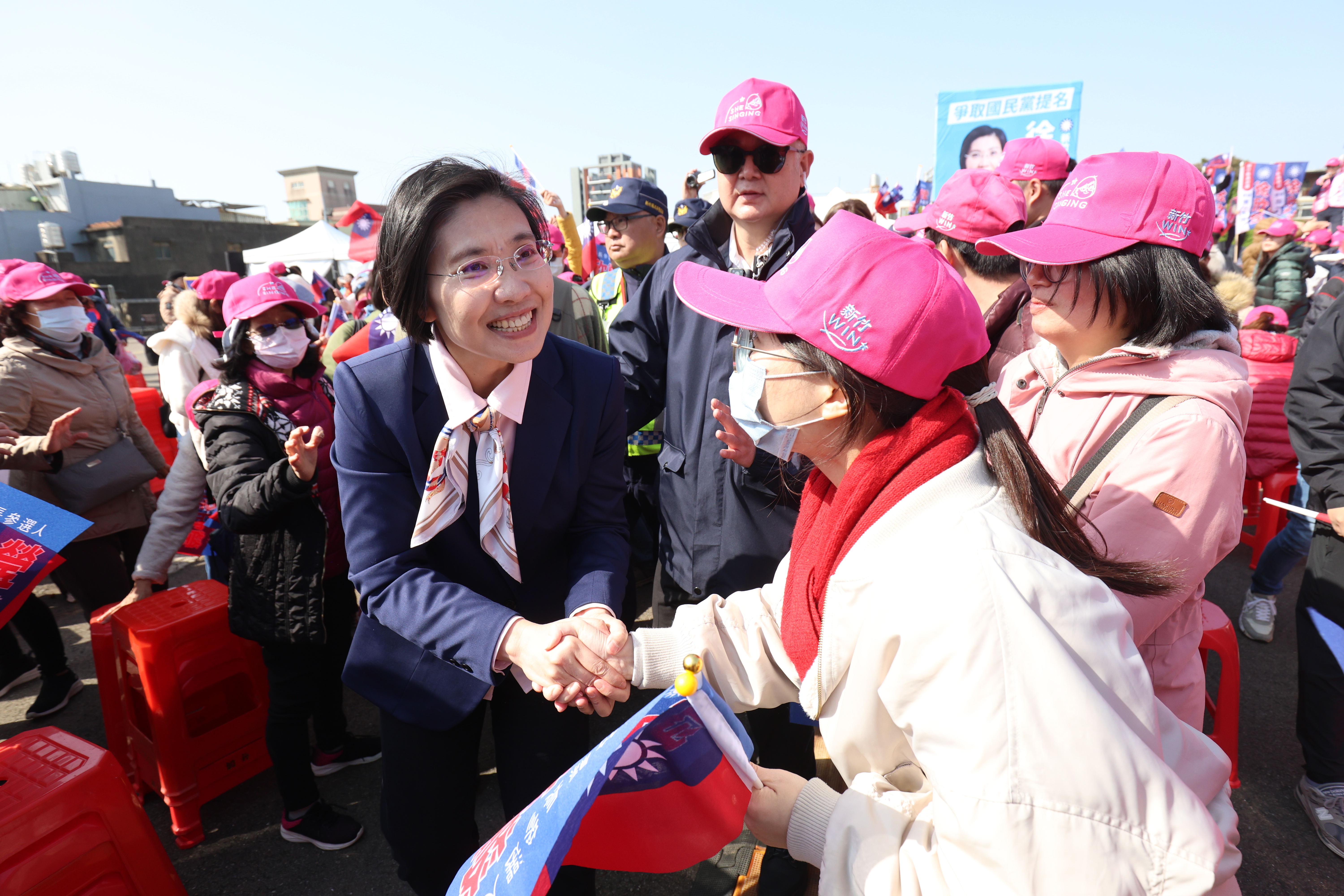 迎戰2026大選，國民黨立法委員徐欣瑩爭取代表藍營角逐新竹縣長。