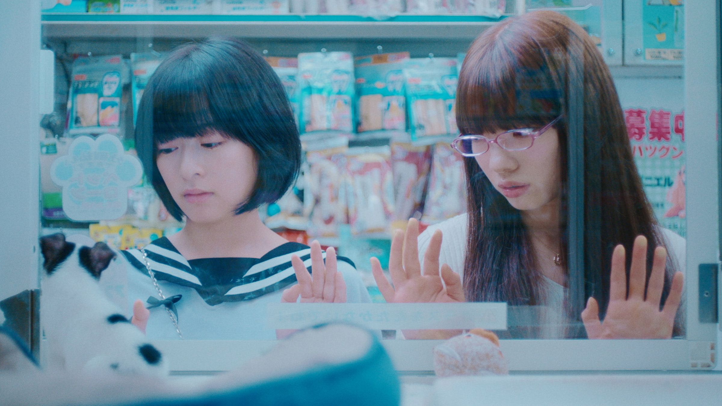 森七菜（左）在《炎上》飾演逃家少女，從她的視角呈現一群青少年無處可去的生命困境。（光年映畫提供）