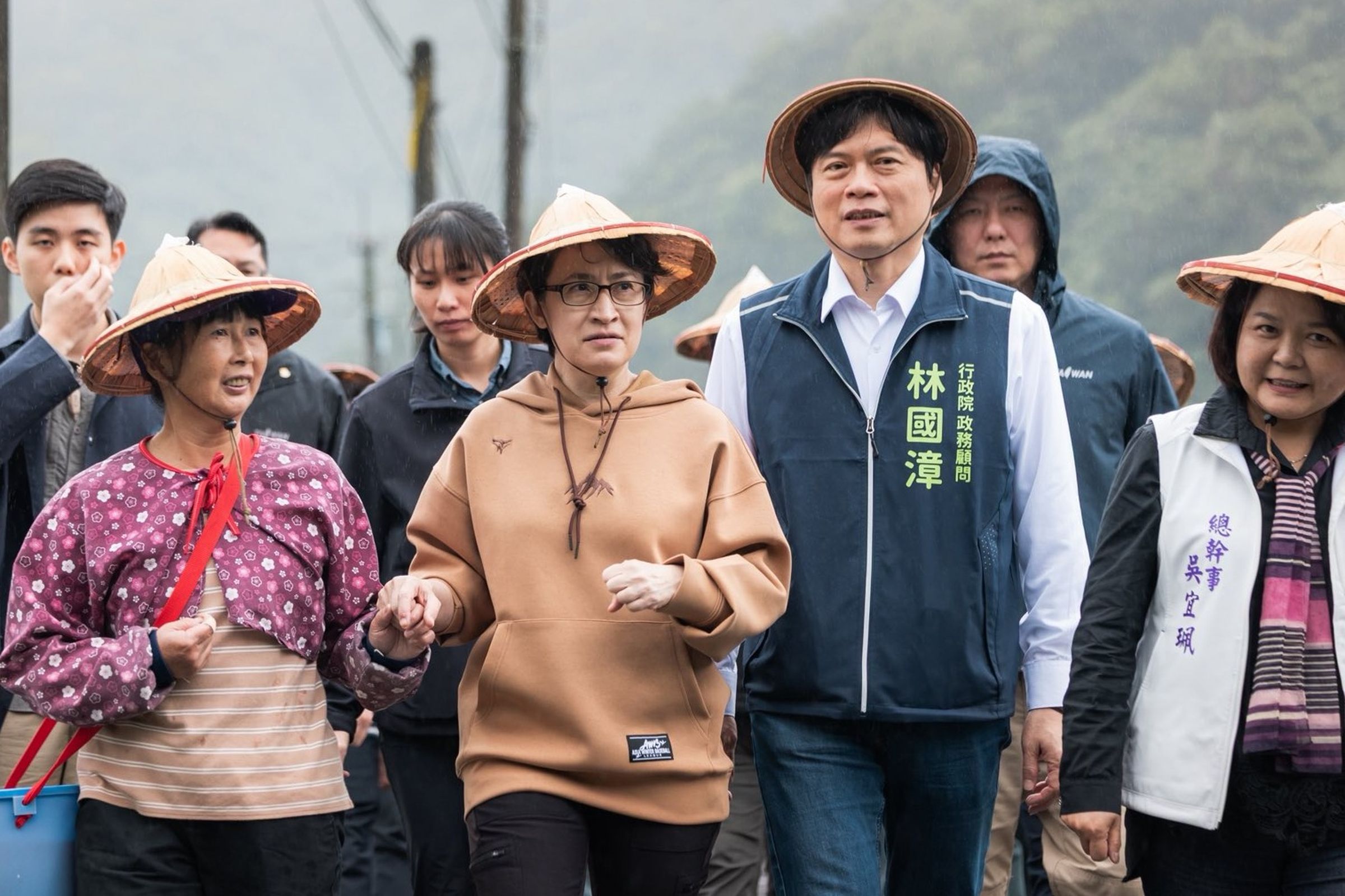 蕭美琴昨日到宜蘭視察,被質疑是專程去幫民進黨2026宜蘭縣長參選人林國漳選。(翻攝自蕭美琴 Bi-khim Hsiao 臉書)