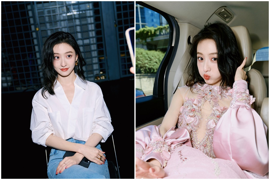 中國新生代女星胡連馨被爆出一段20多分鐘的裸聊私密片，引發中國網友熱議。（翻攝自胡连馨儿 微博）