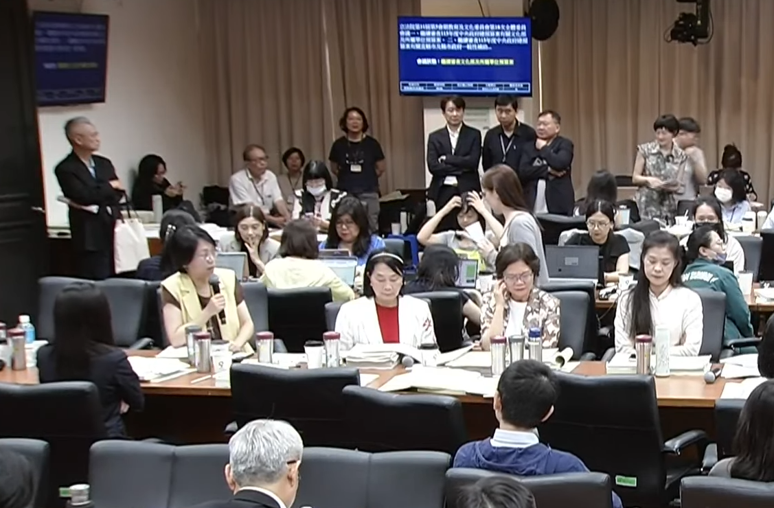 國民黨立委翁曉玲今提案,要把文化部編列的4,738萬元媒宣費全部刪光。(翻攝自YT/國會頻道)