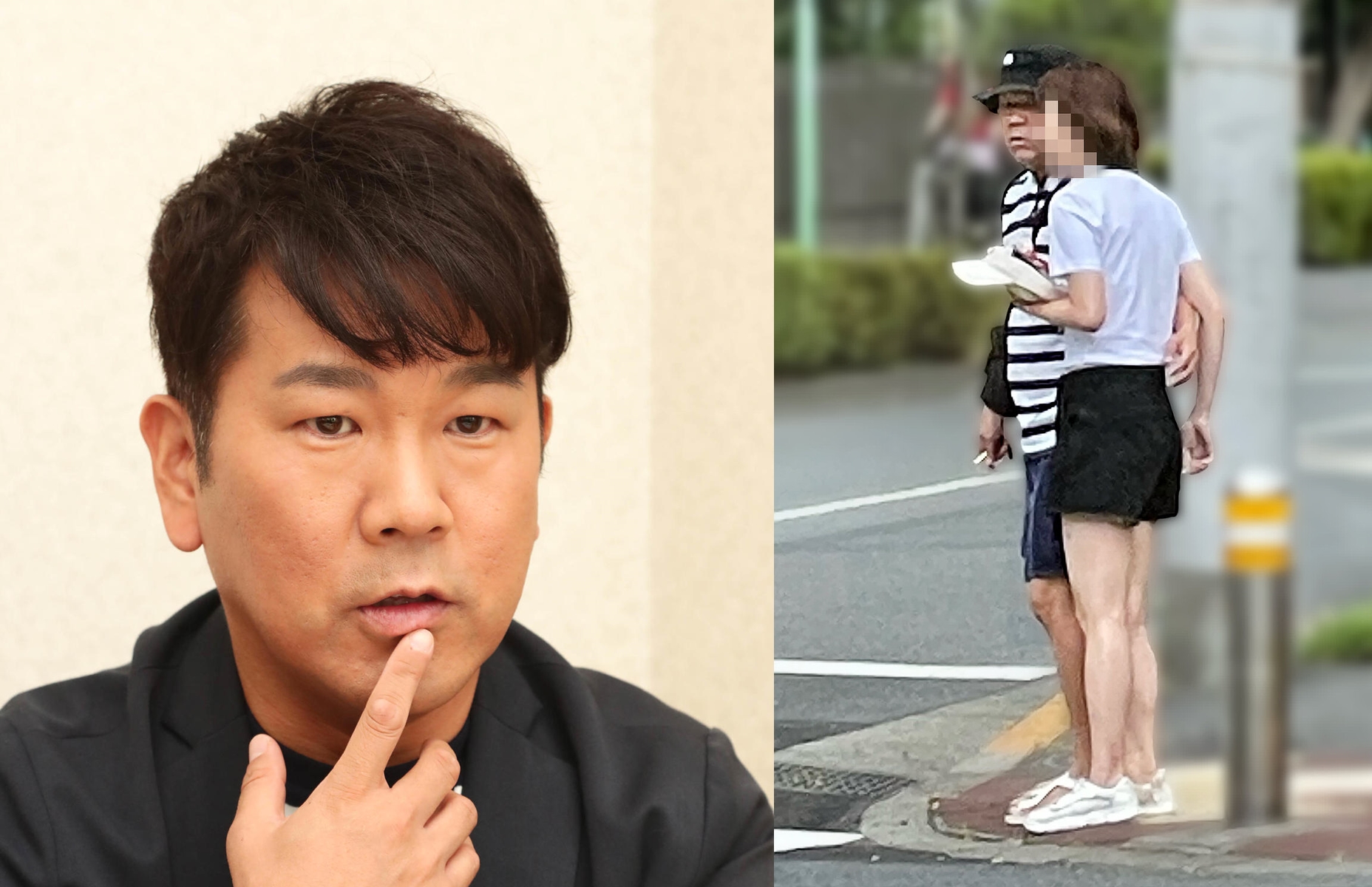 車禍肇逃的藤本敏史不久之後才被拍到新戀情（右），並且獲得外界多數祝福。（翻攝網路）