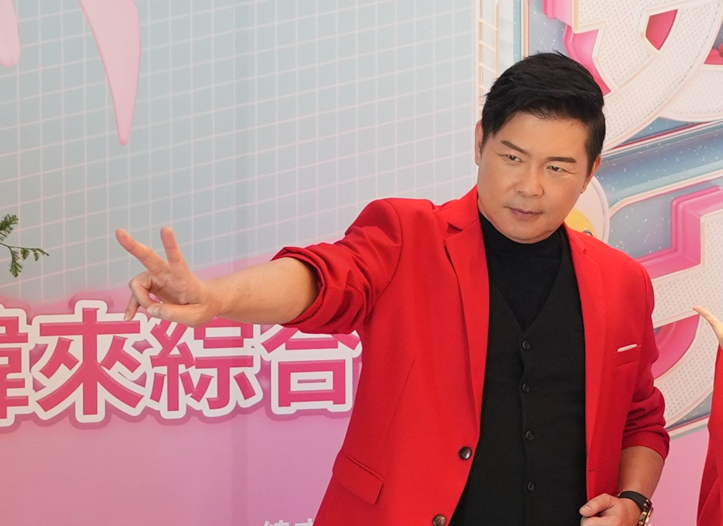 曾國城鬆口談蔡尚樺感情現況。（緯來提供）