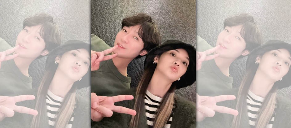 青峰（左）和楊丞琳（右）私下交情好。（翻攝自IG＠imqingfeng）