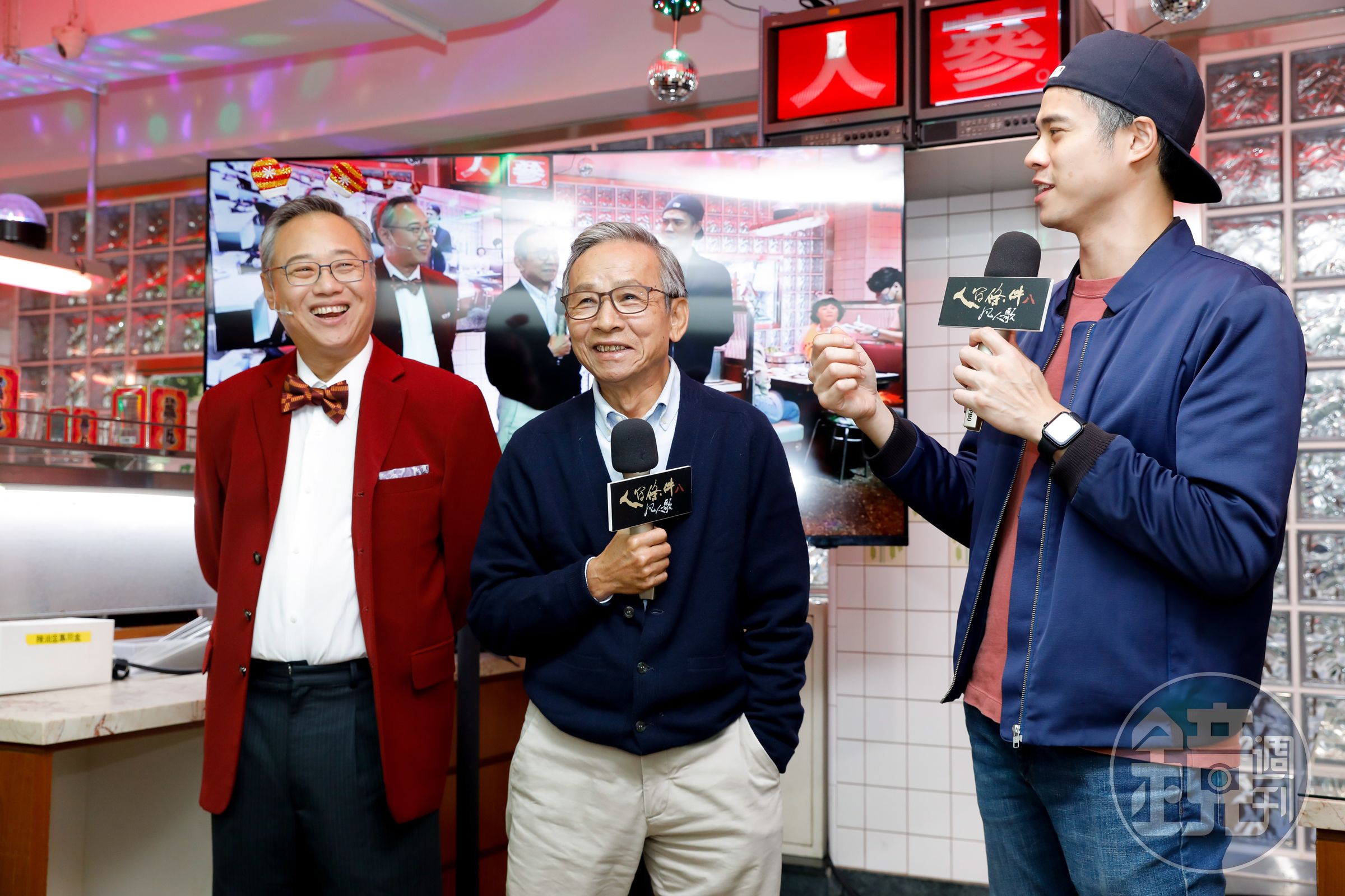吳念真(中)、吳定謙(右)父子合作越來越有默契,吳定謙這次《人間條件八-凡人歌》大膽要求刪吳念真寫的台詞。左為陳希聖。