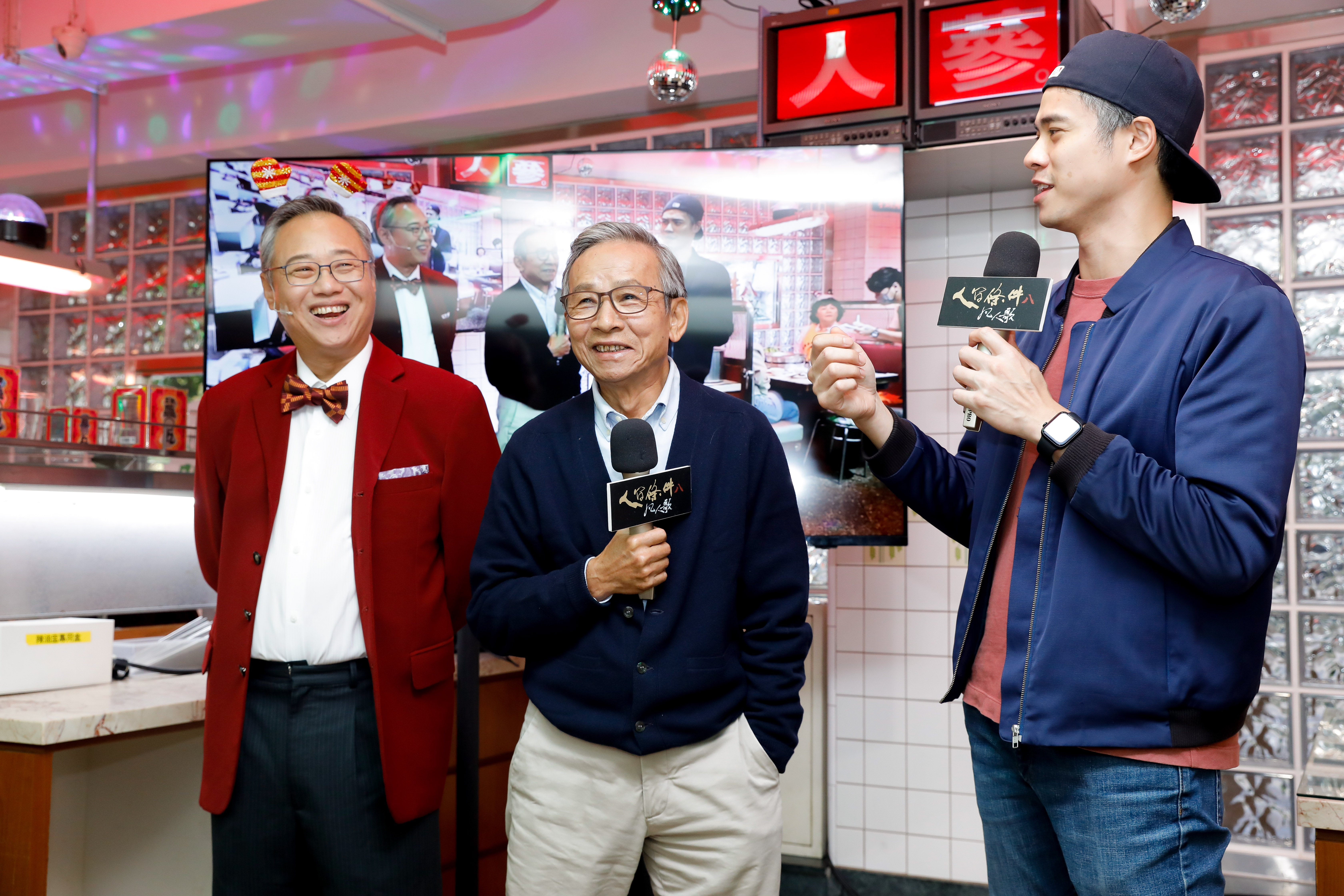 吳念真（中）、吳定謙（右）父子合作越來越有默契，吳定謙這次《人間條件八-凡人歌》大膽要求刪吳念真寫的台詞。左為陳希聖。