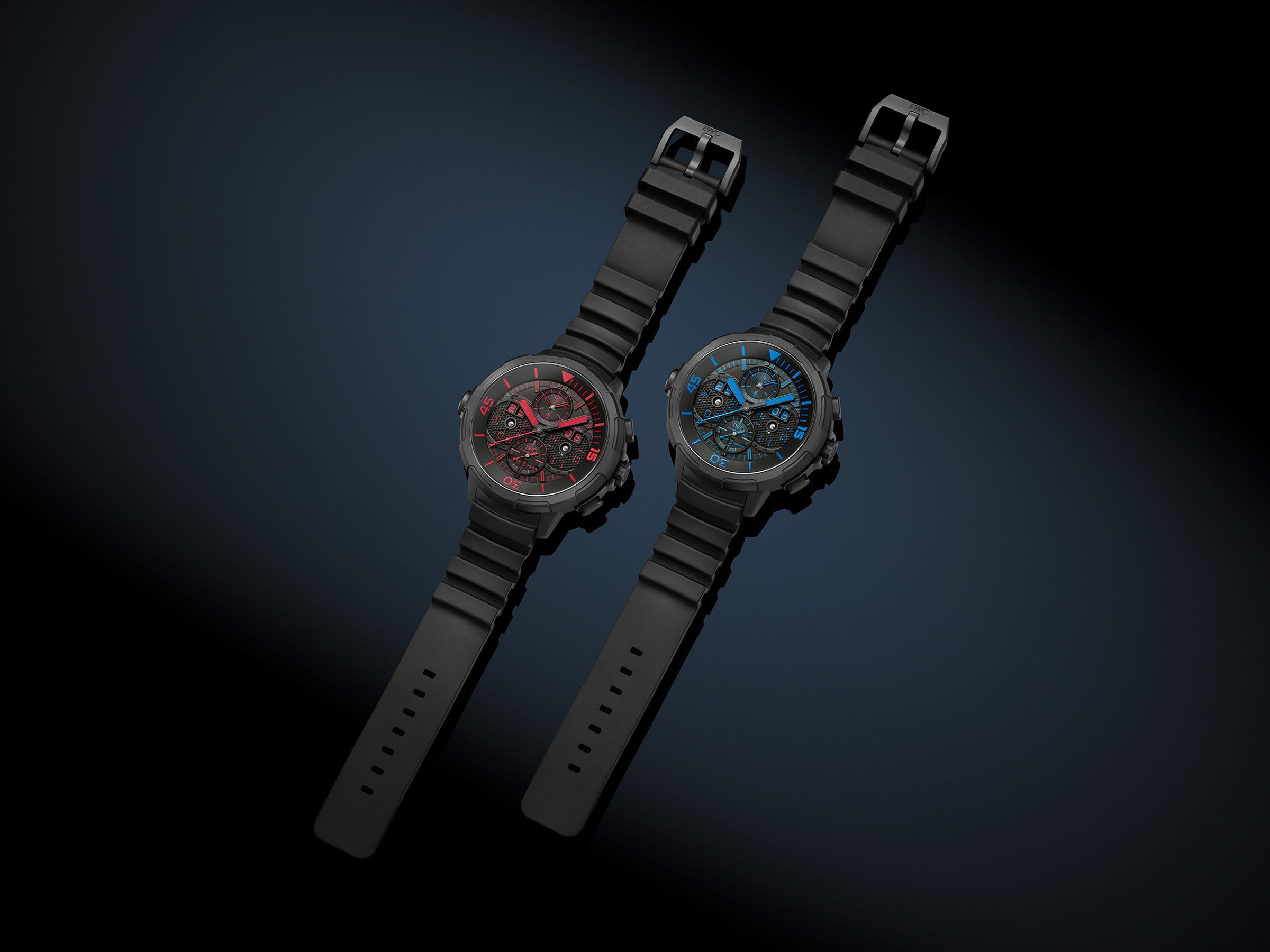 IWC與DC宇宙的最新電影《水行俠失落王國》合作，此次推出兩款以電影道具錶為靈感的限量作品。