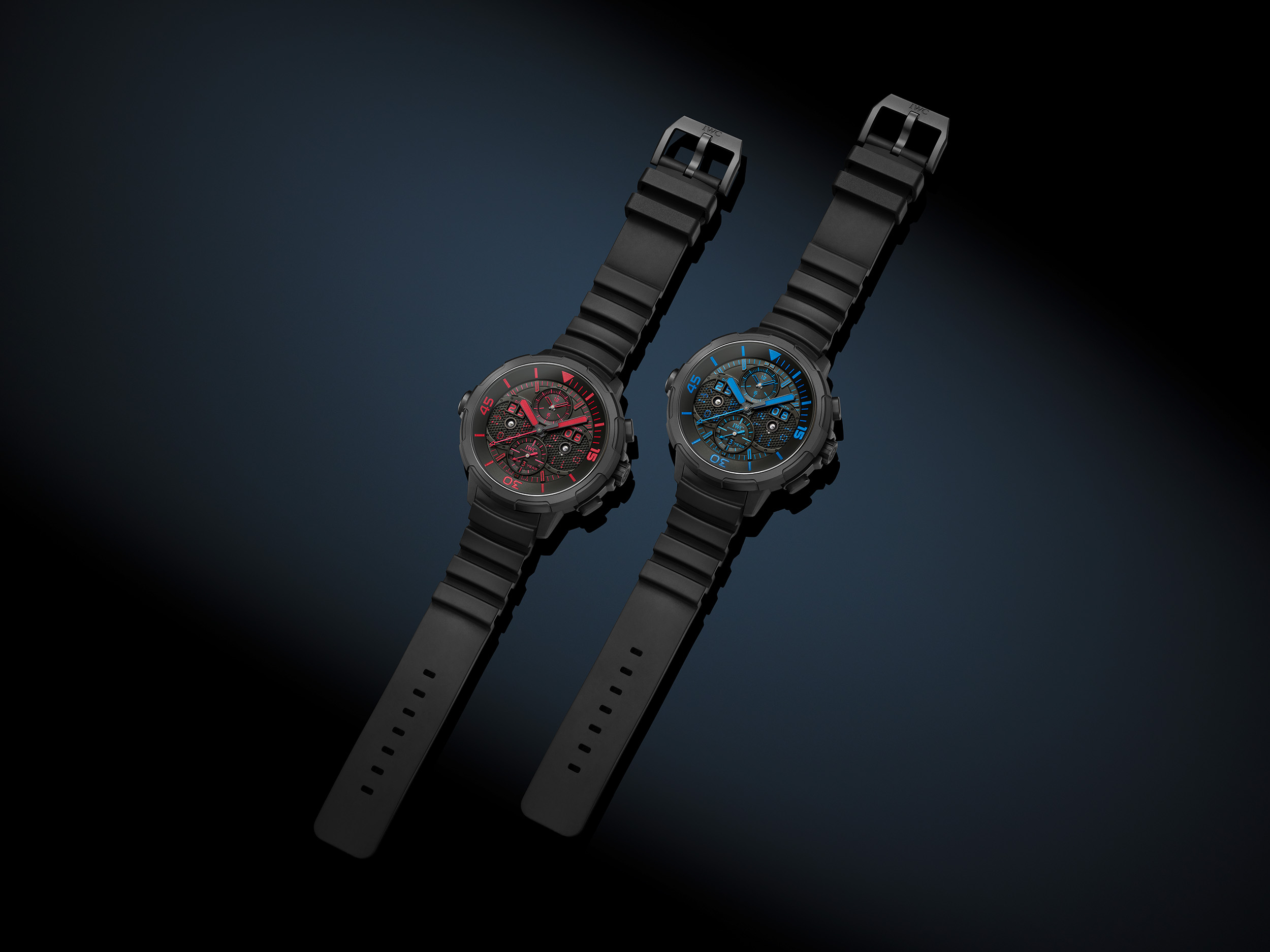 IWC與DC宇宙的最新電影《水行俠失落王國》合作，此次推出兩款以電影道具錶為靈感的限量作品。