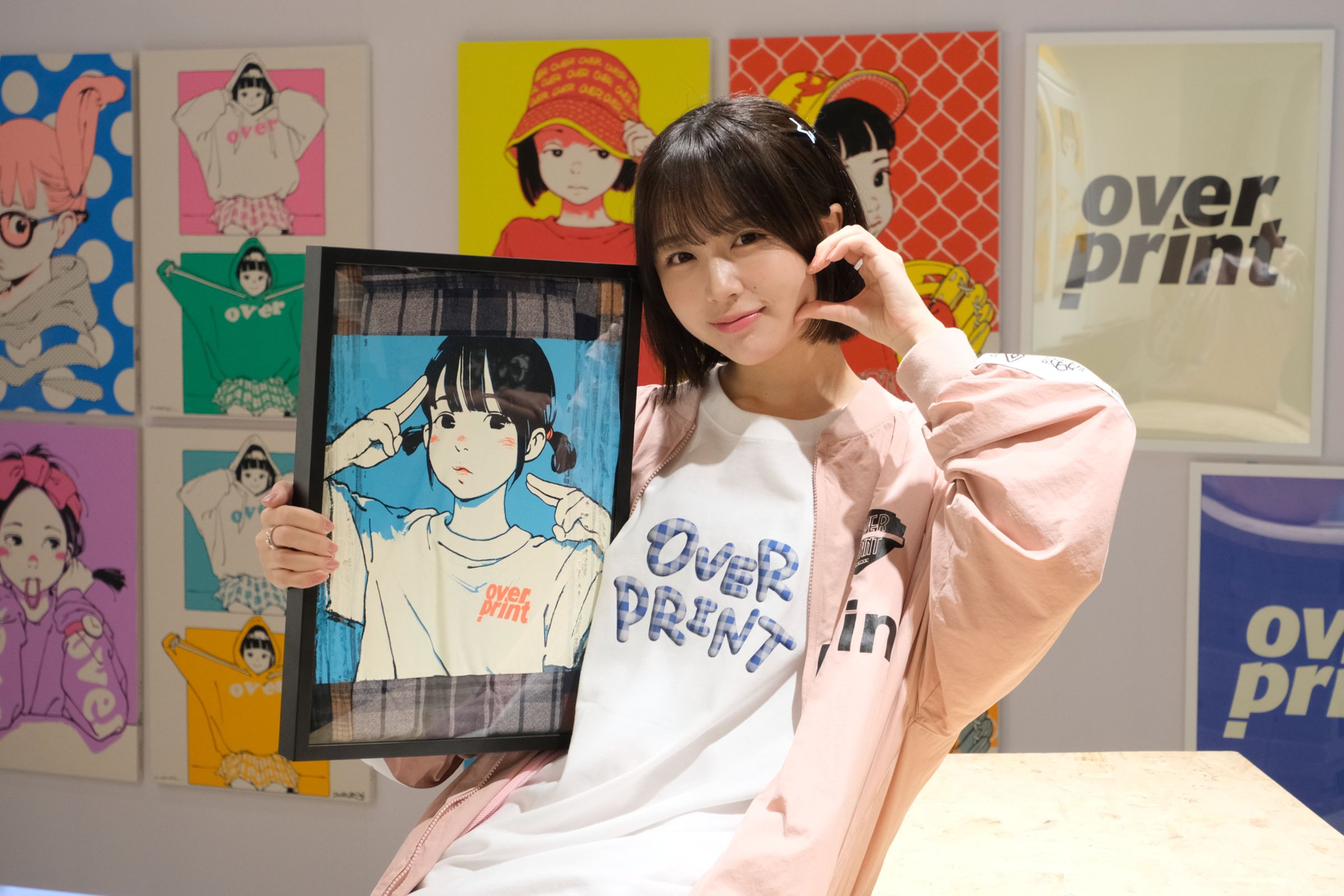日本女星Naenano今(12日)在南港LaLaport的yinhao店櫃出席POP UP STORE快閃活動。(yinhao提供)