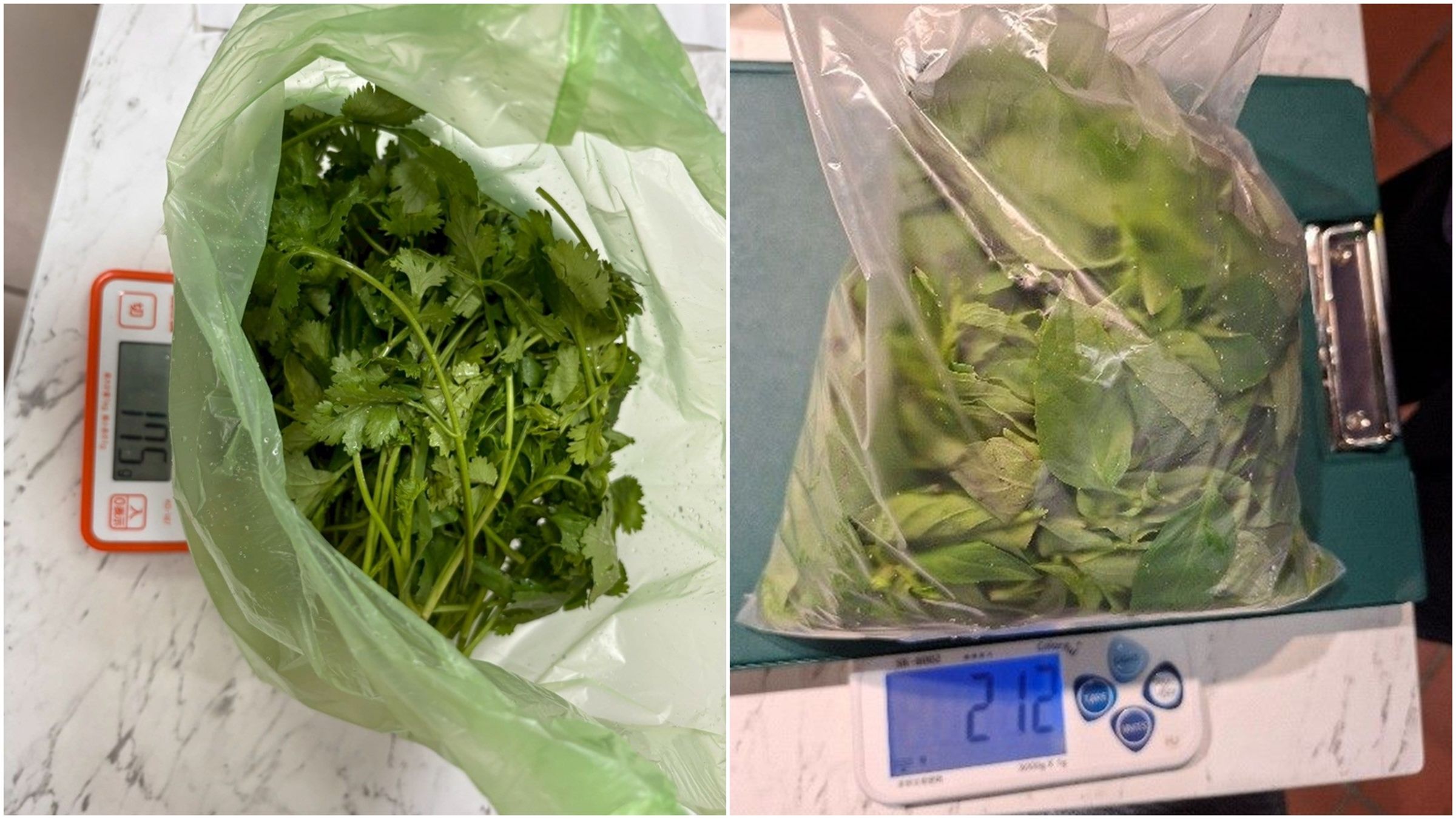 台北市衛生局今日公布5月抽驗50件生鮮蔬果，結果有13件產品不符合規定。（台北市衛生局提供）