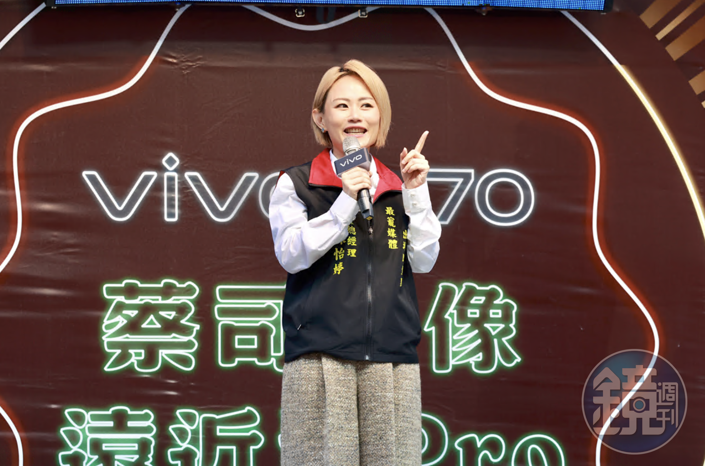 vivo台灣總經理陳怡婷樂見摺疊機市場擴大也帶動自家銷量成長。
