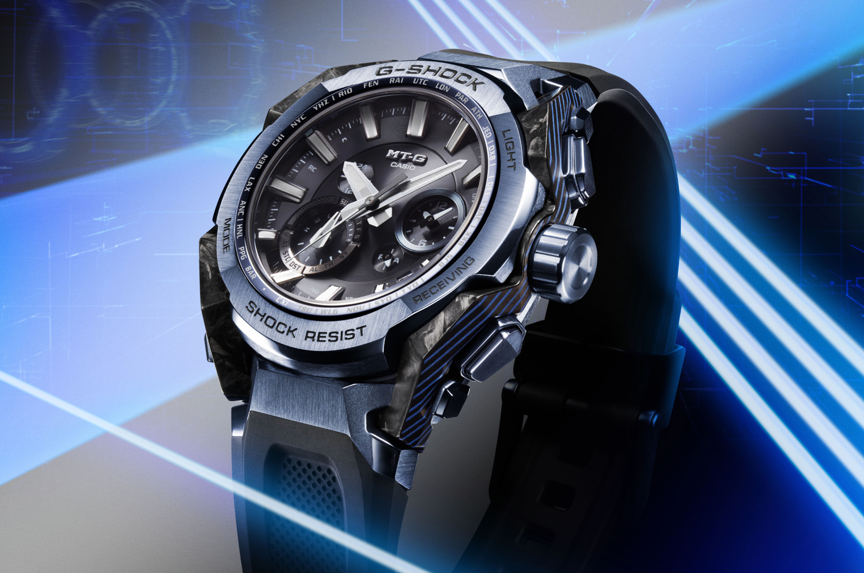 G-SHOCK導入AI人工智慧進入設計環節，打造全新腕錶MTG-B4000共計推出2色 建議售價為NT$37,000或NT$40,000。