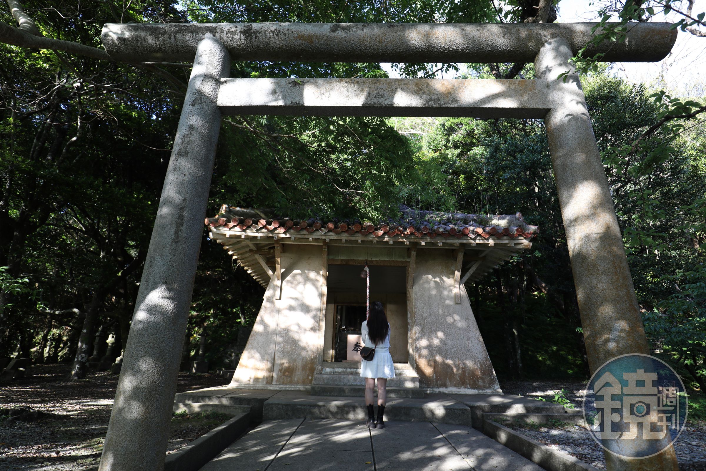 位於山頂的「名護神社」建於1930年代,用來祭祀當地守護神,是在地居民參拜與祈福的在地神社。