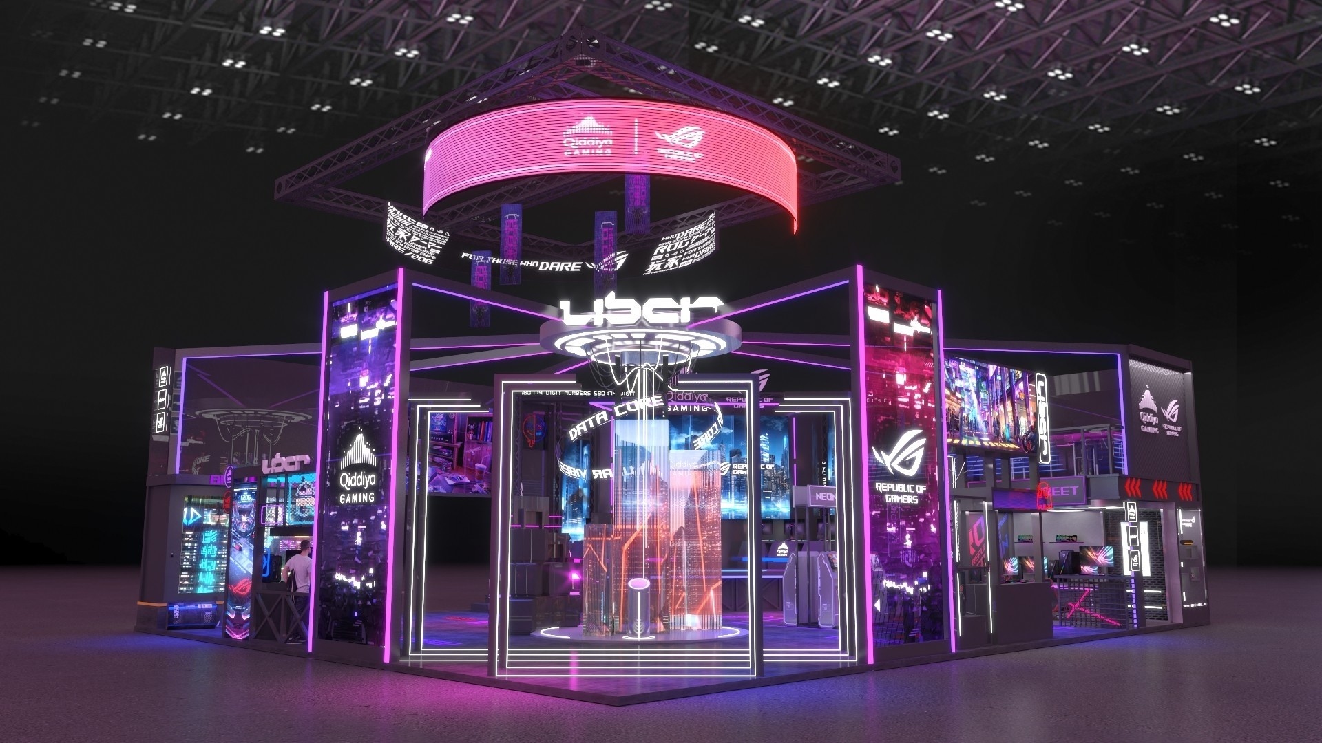 華碩將以ROG和奇地亞城雙品牌進擊電玩展，讓玩家穿梭虛實並化身英雄尋找失落的寶藏。（華碩提供）