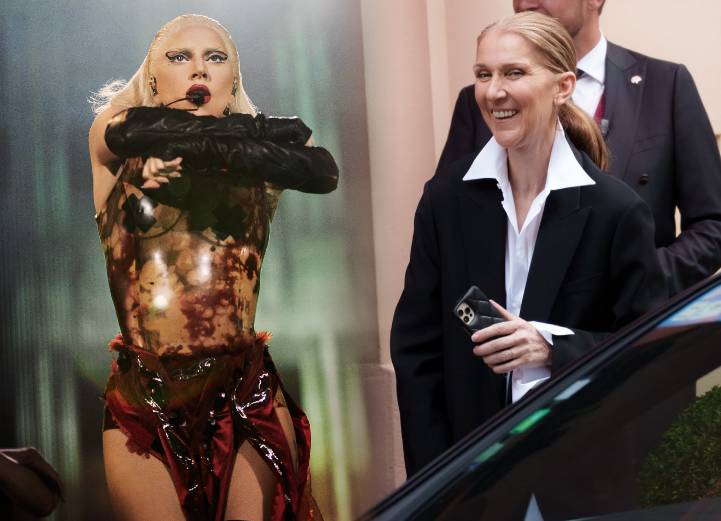 女神卡卡（左）、席琳狄翁（右）有望為奧運獻唱。（翻攝X）