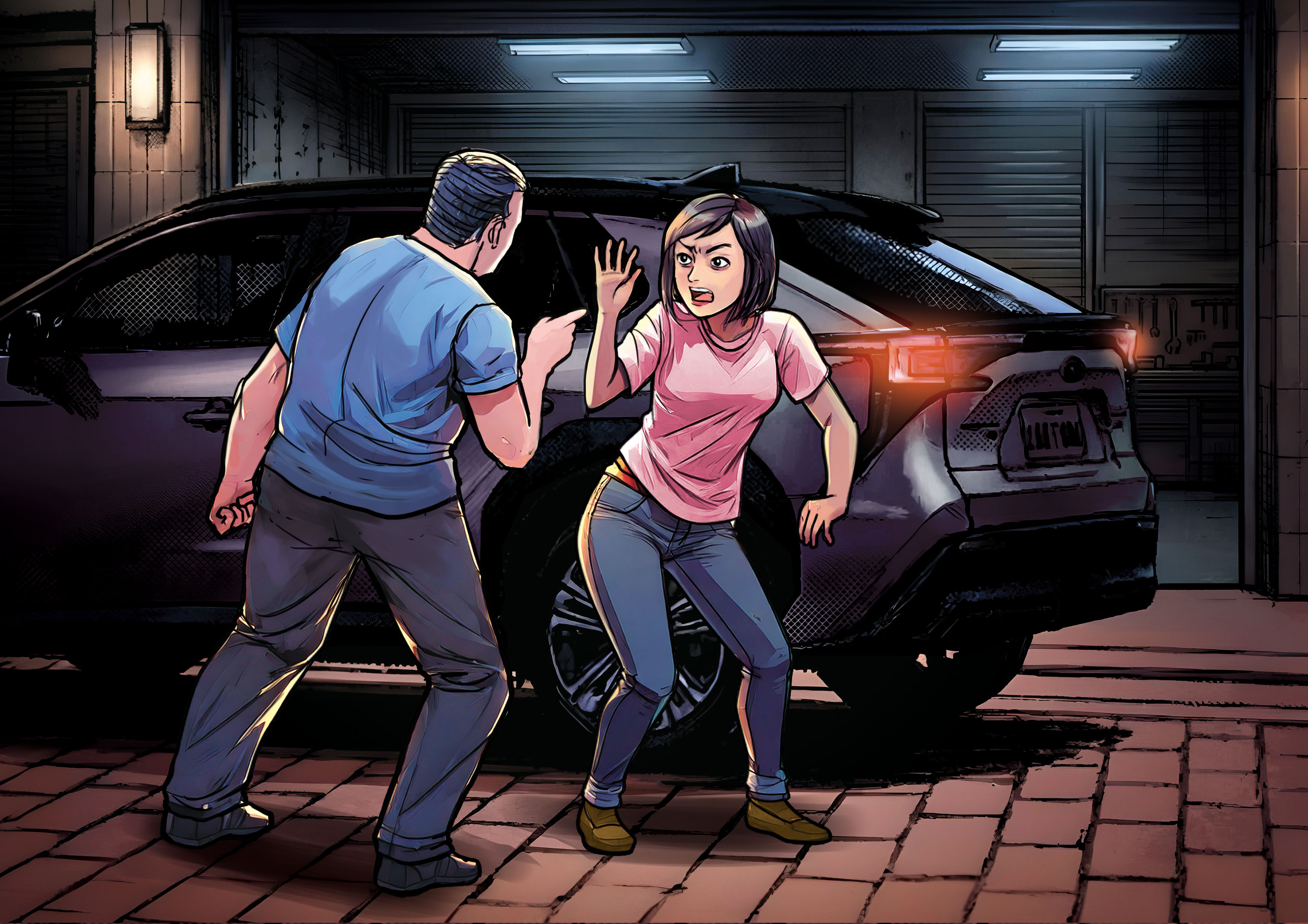 常如山曾撞見王定宇的車出現在台南豪宅外頭車道，與劉怡萱爆發爭執。（AI繪圖FREEPIK生成，本刊美術組後製）