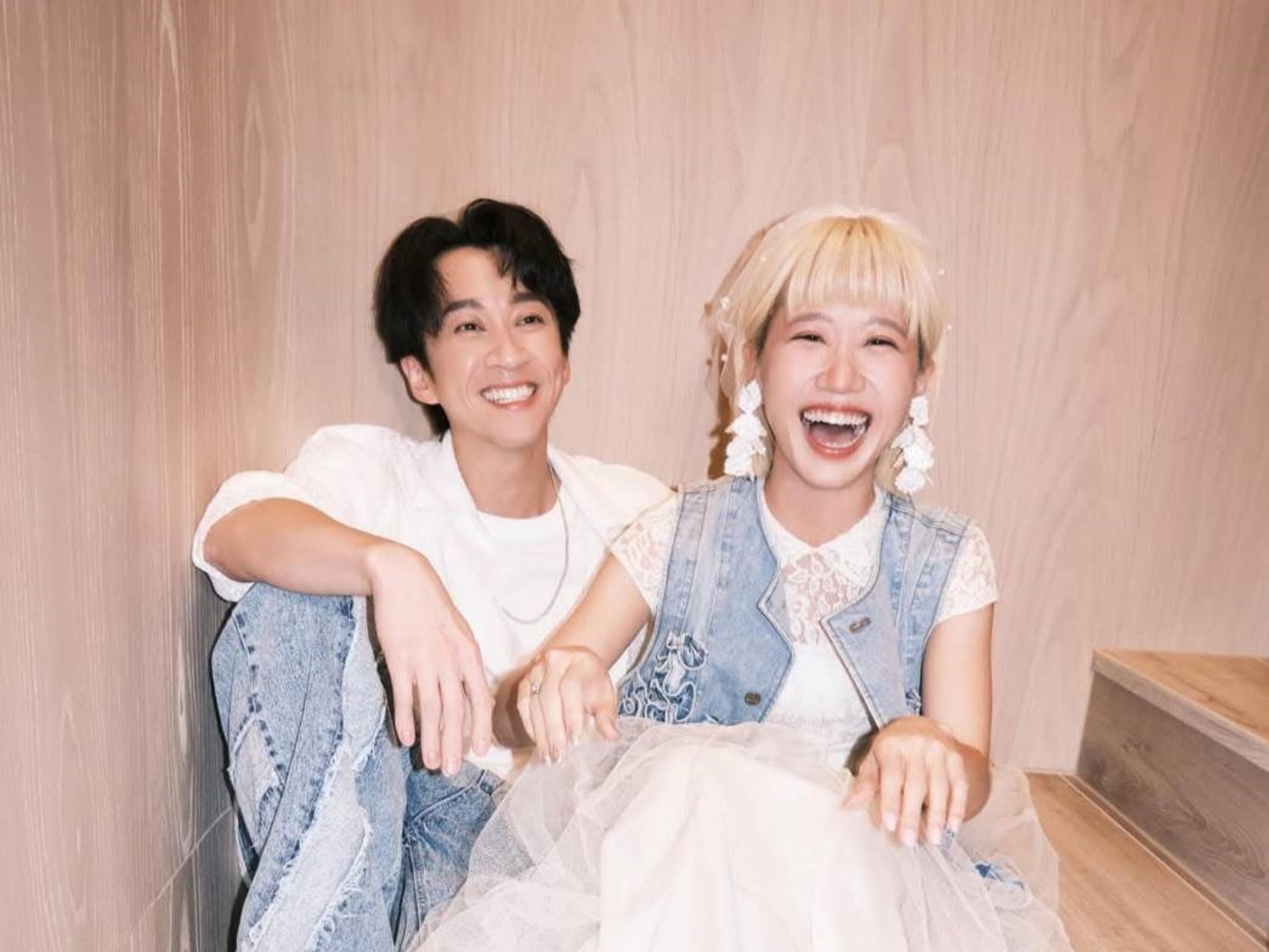 Lulu與陳漢典宣布真的要結婚。（翻攝自社群）