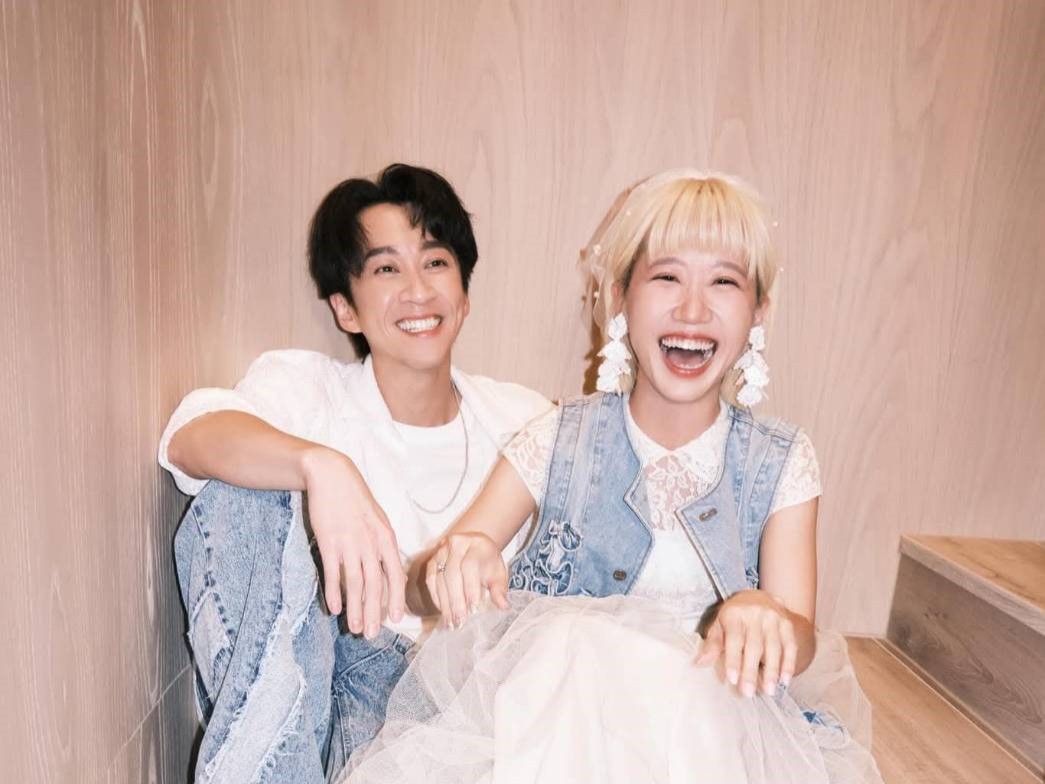 Lulu與陳漢典宣布真的要結婚。（翻攝自社群）