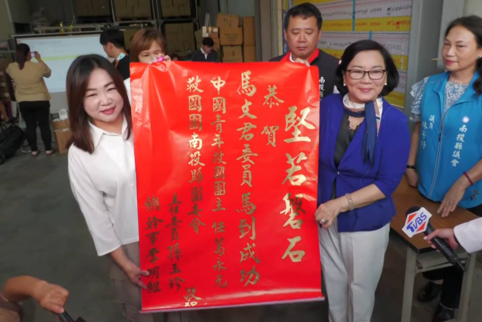 馬文君自行宣布罷免案未通過。（鏡新聞提供）