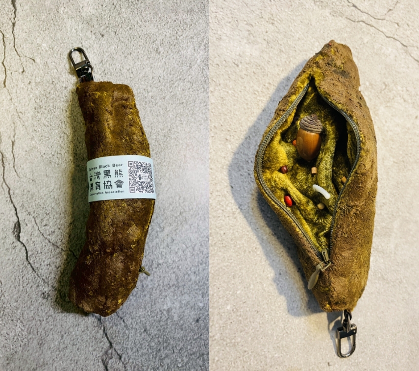 台灣黑熊便便鑰匙圈最近意外紅到韓國去。（翻攝自台灣黑熊教育協會）