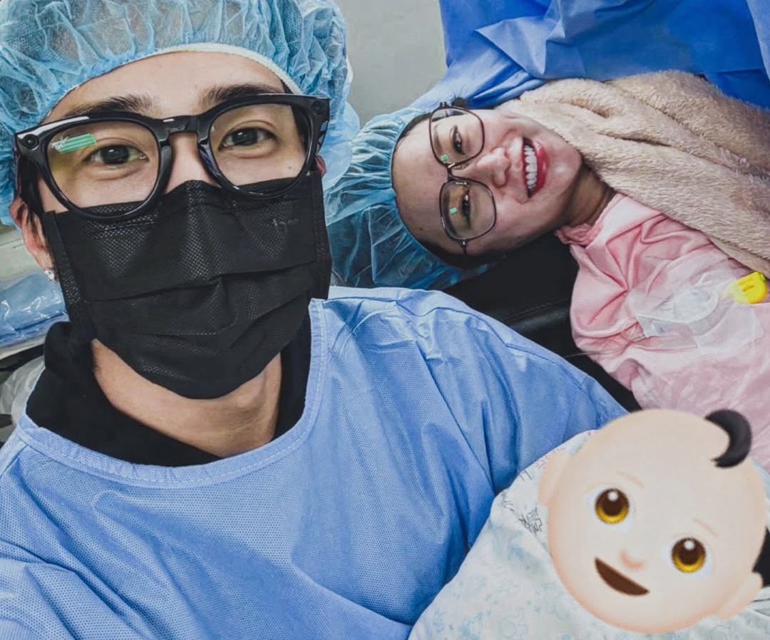 藝人婁峻碩、焦凡凡的兒子今天順利誕生，2人也正式升格新手爸媽。（翻攝自婁峻碩IG）