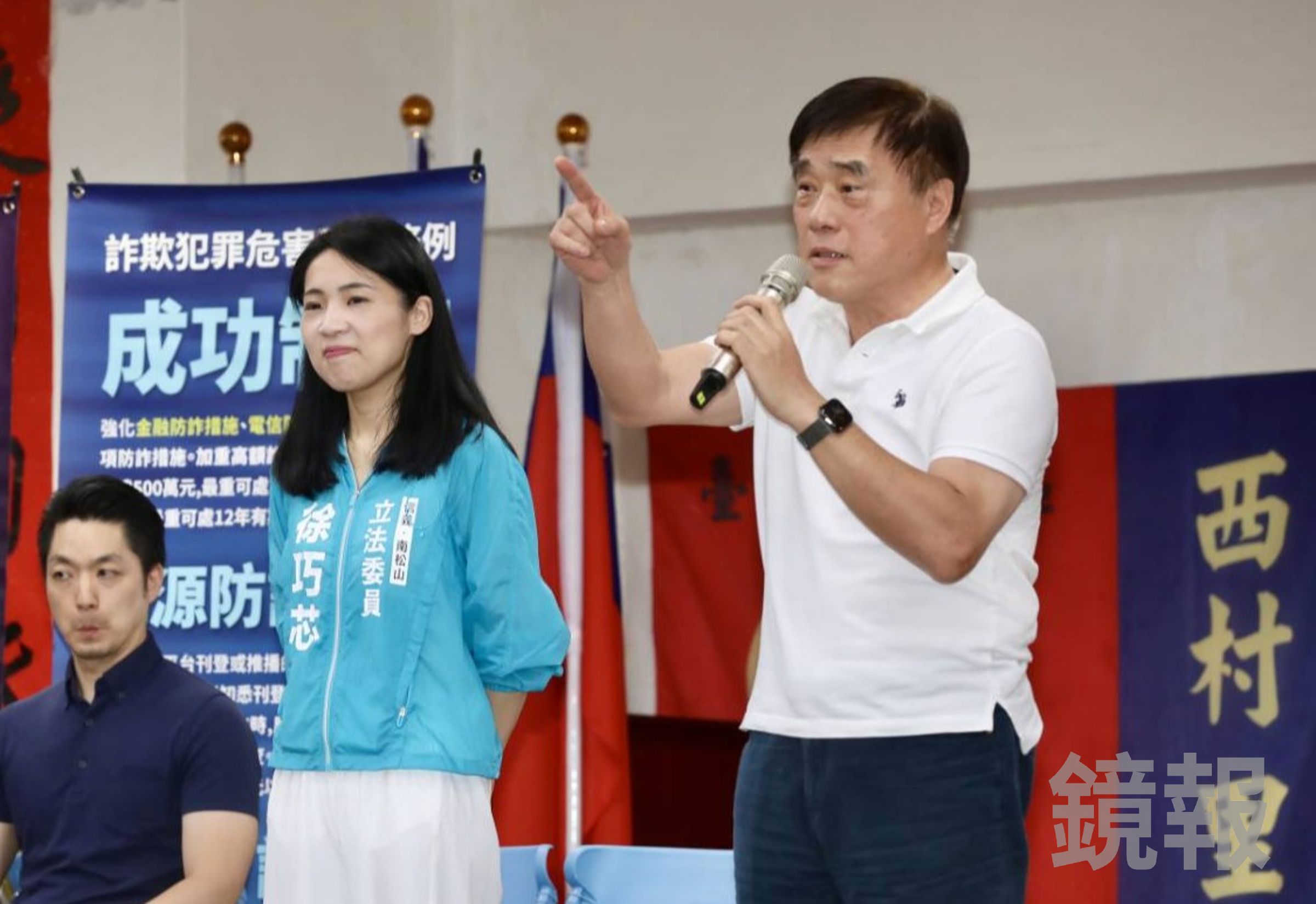 郝龍斌表態參選國民黨主席，預計明日將前往領表。（鏡報林煒凱）