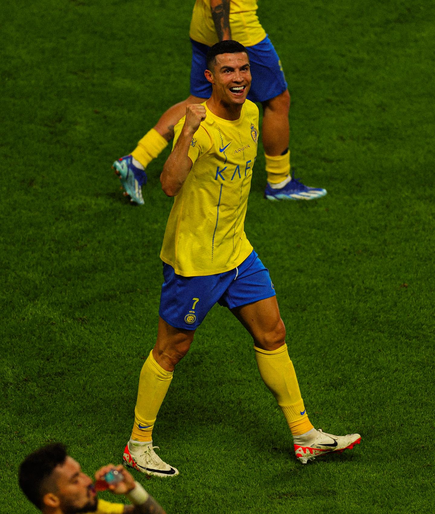 C羅在世足賽後,轉戰沙聯的艾納斯隊踢球。(翻攝自AlNassr Saudi Club臉書)