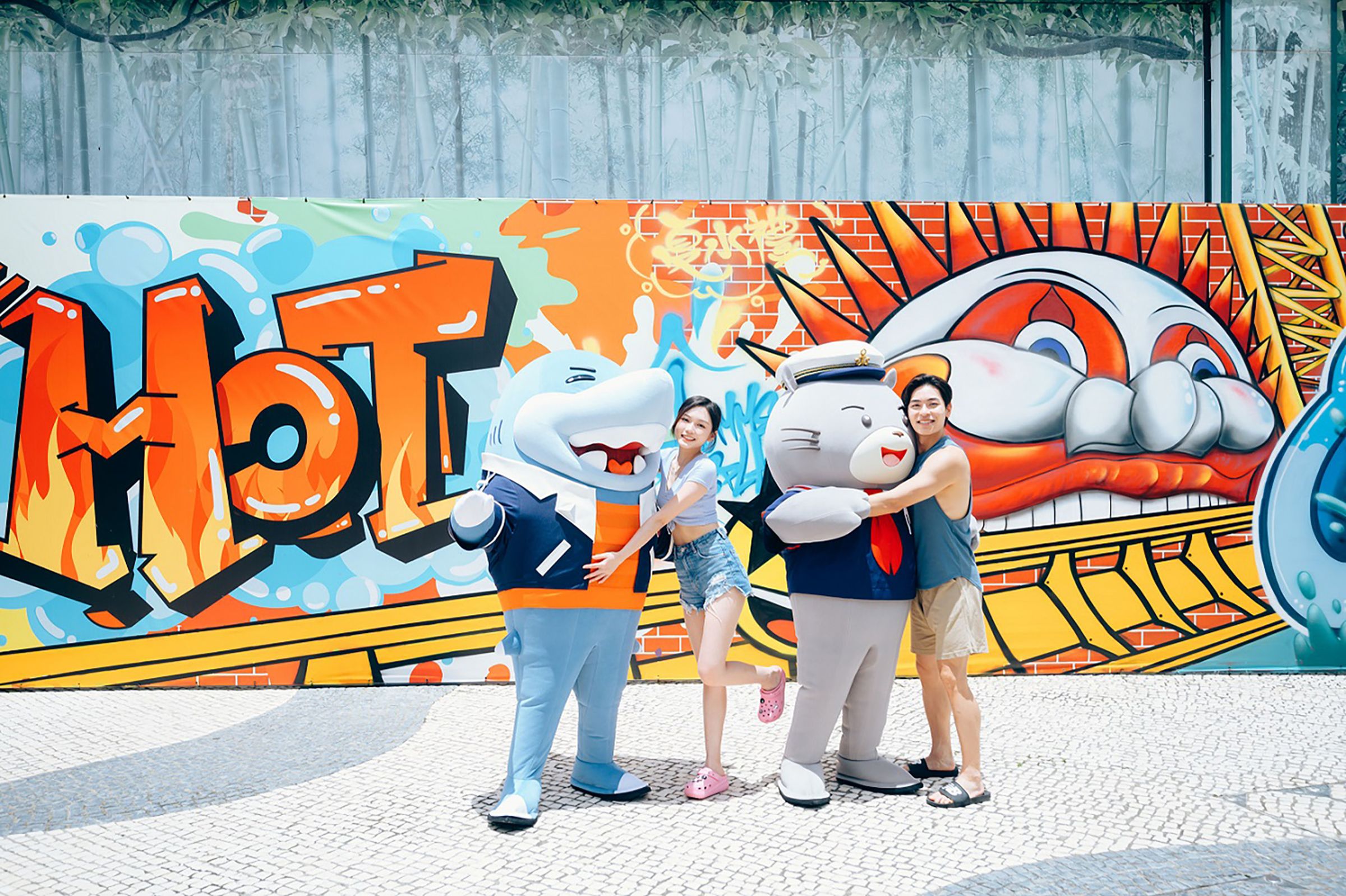 盛夏節目於香港海洋公園強勢登場,由動感嬉水區和激玩障礙賽,加上遍佈全園的精彩表演,超過90項體驗等大家玩轉至Chill仲夏。(香港旅遊發展局提供)