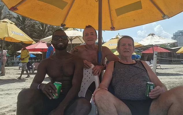 35歲的A片男星莫斯奎拉（左），殘忍殺害照片中另外2名男子。（翻攝自X@GeniusRogueX）