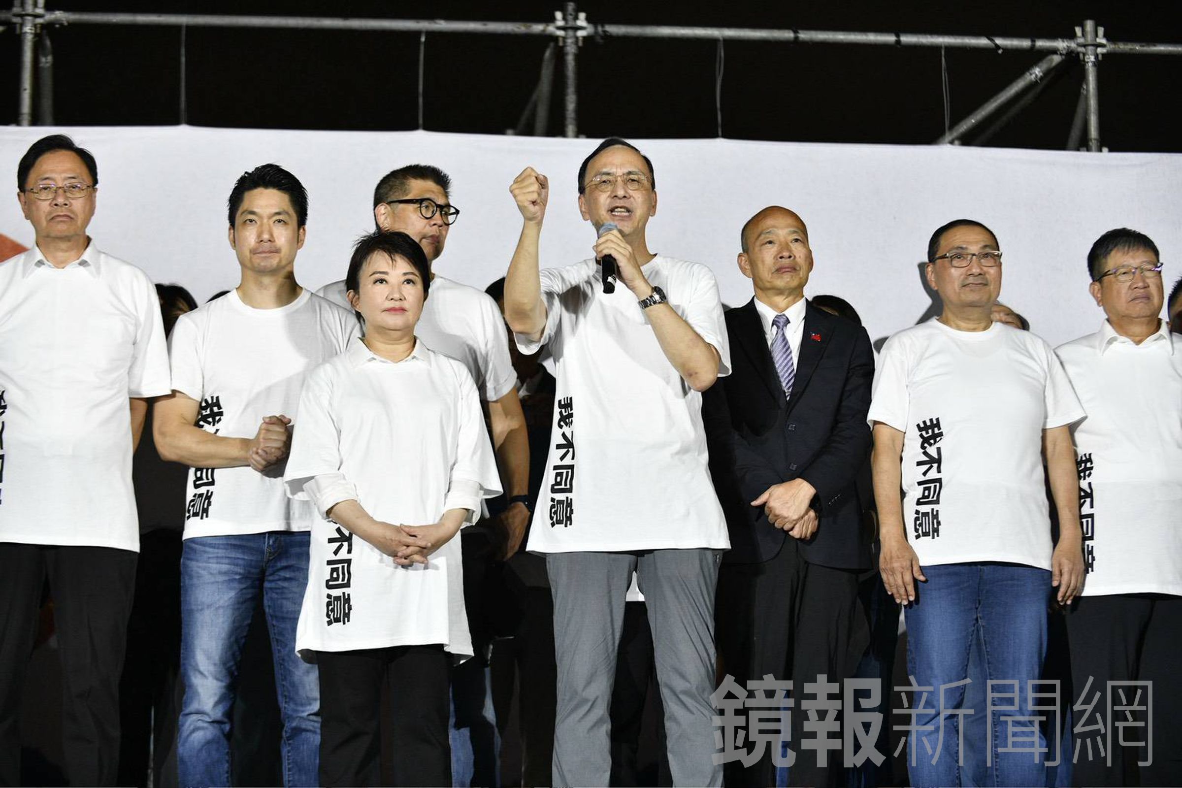 朱立倫維持國民黨一貫論調重砲攻擊執政黨,更是三句不離總統賴清德。