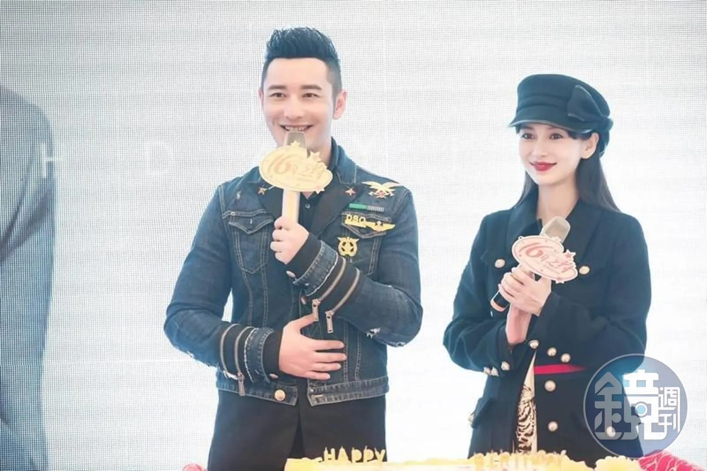 Angelababy的事業無疑是因為黃曉明而起飛，但兩人離婚後從無惡言相向，也因為兒子小海綿曾經同框。（黃曉明工作室微博）