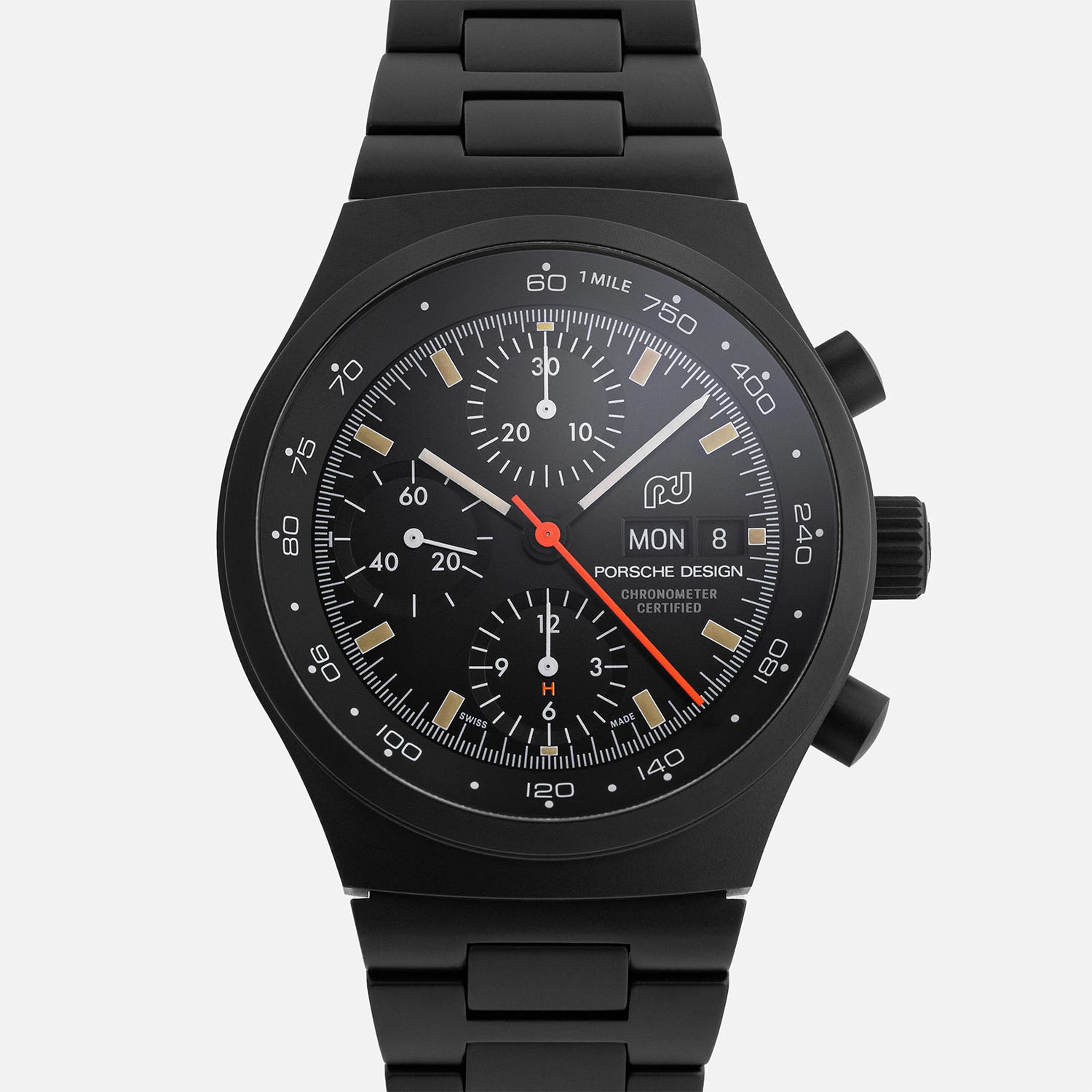 Chronograph 1《HODINKEE》聯名款,40.8mm黑色碳化鈦金屬錶殼,WERK 01.140自動上鍊機芯,限量350只,100只於《HODINKEE》販售,定價9,650美元。