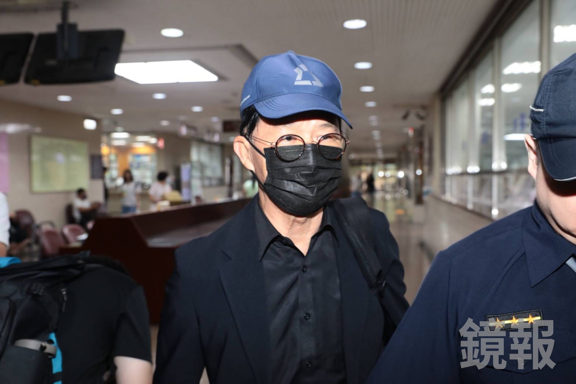 台北地院審理京華城案，今日傳喚台北市前副市長彭振聲作證。（鏡報林煒凱）