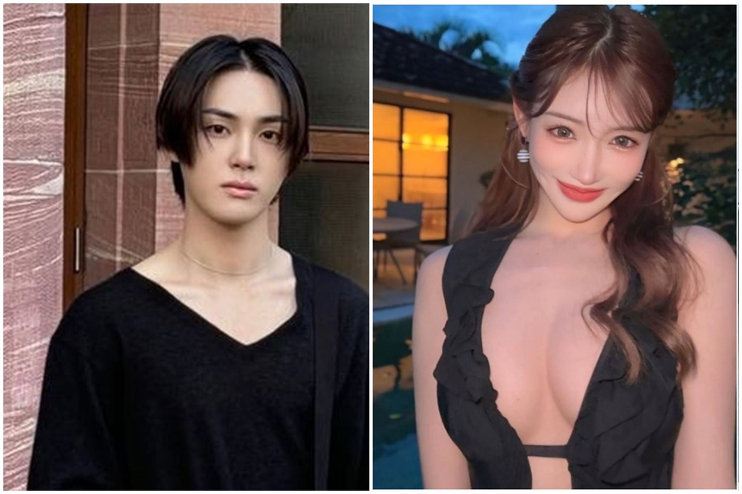 南韓人氣男團THE BOYZ前成員周鶴年，被爆與前AV女優明日花綺羅密會性交易遭退團，爆出一連串爭議。（翻攝自明日花綺羅、周鶴年IG）