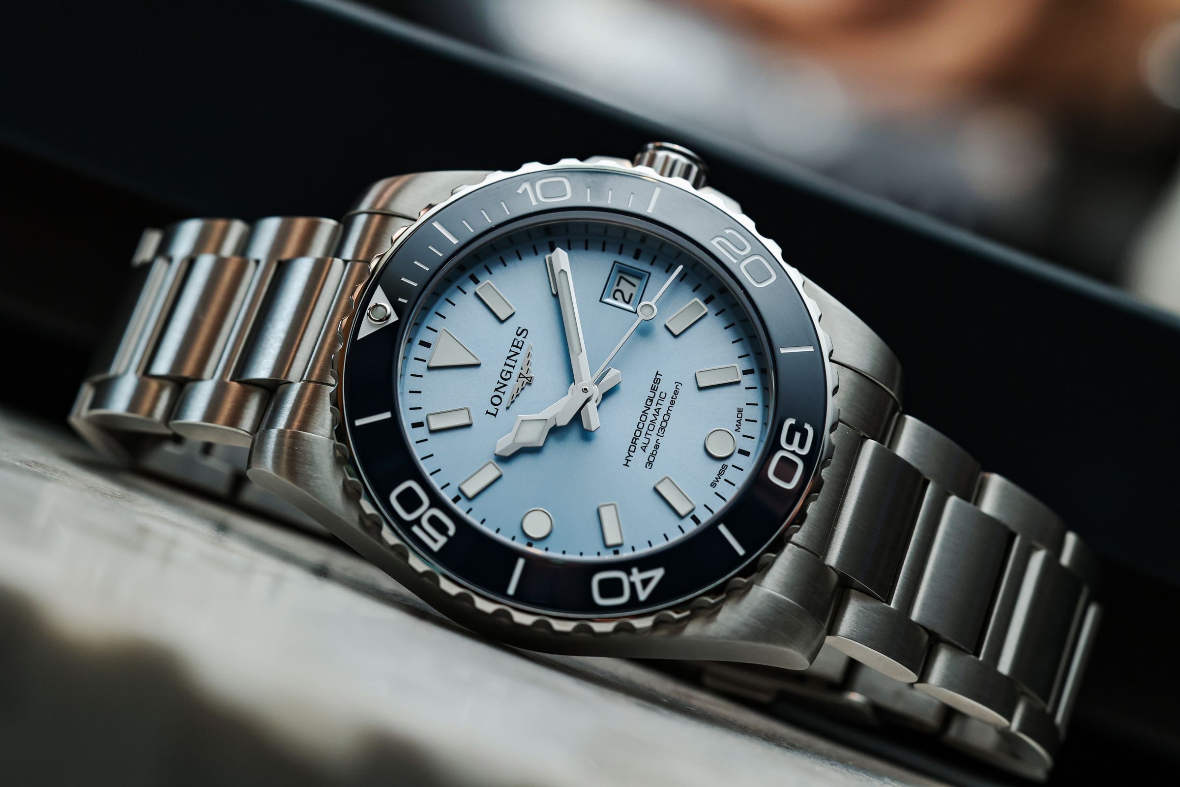 HydroConquest 浪琴專賣店與電商平台獨家款,定價NT$68,900。