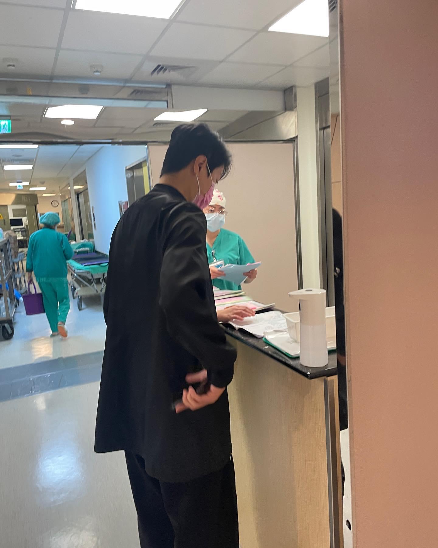 黃少谷向劇組請假動手術結紮。（翻攝自黃少谷 Shao Huang臉書）