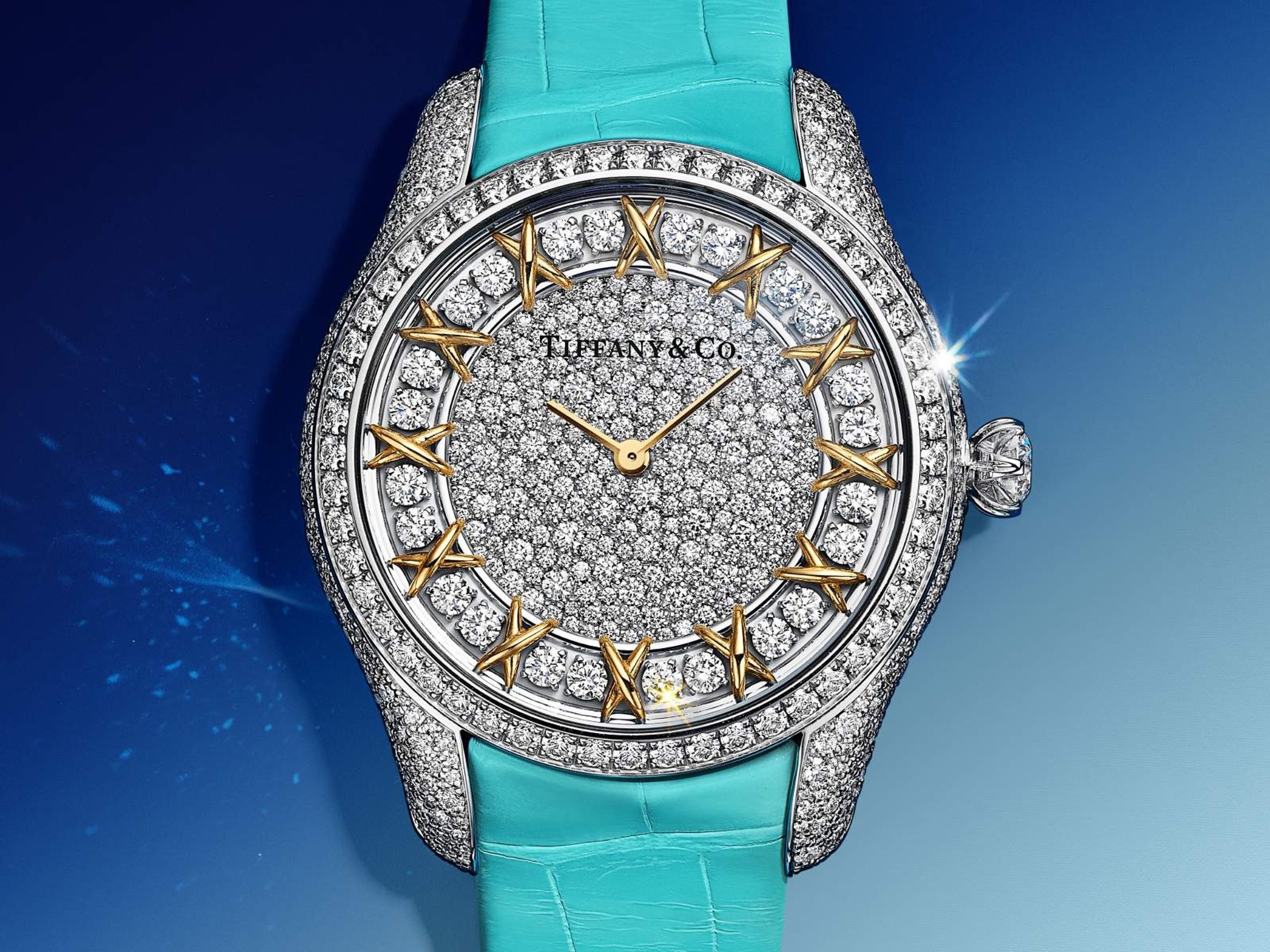 美國高級珠寶品牌 Tiffany & Co.首度參加 LVMH Watch Week 錶展,發表全新 Jean Schlumberger by Tiffany:Twenty Four Stone 腕錶。