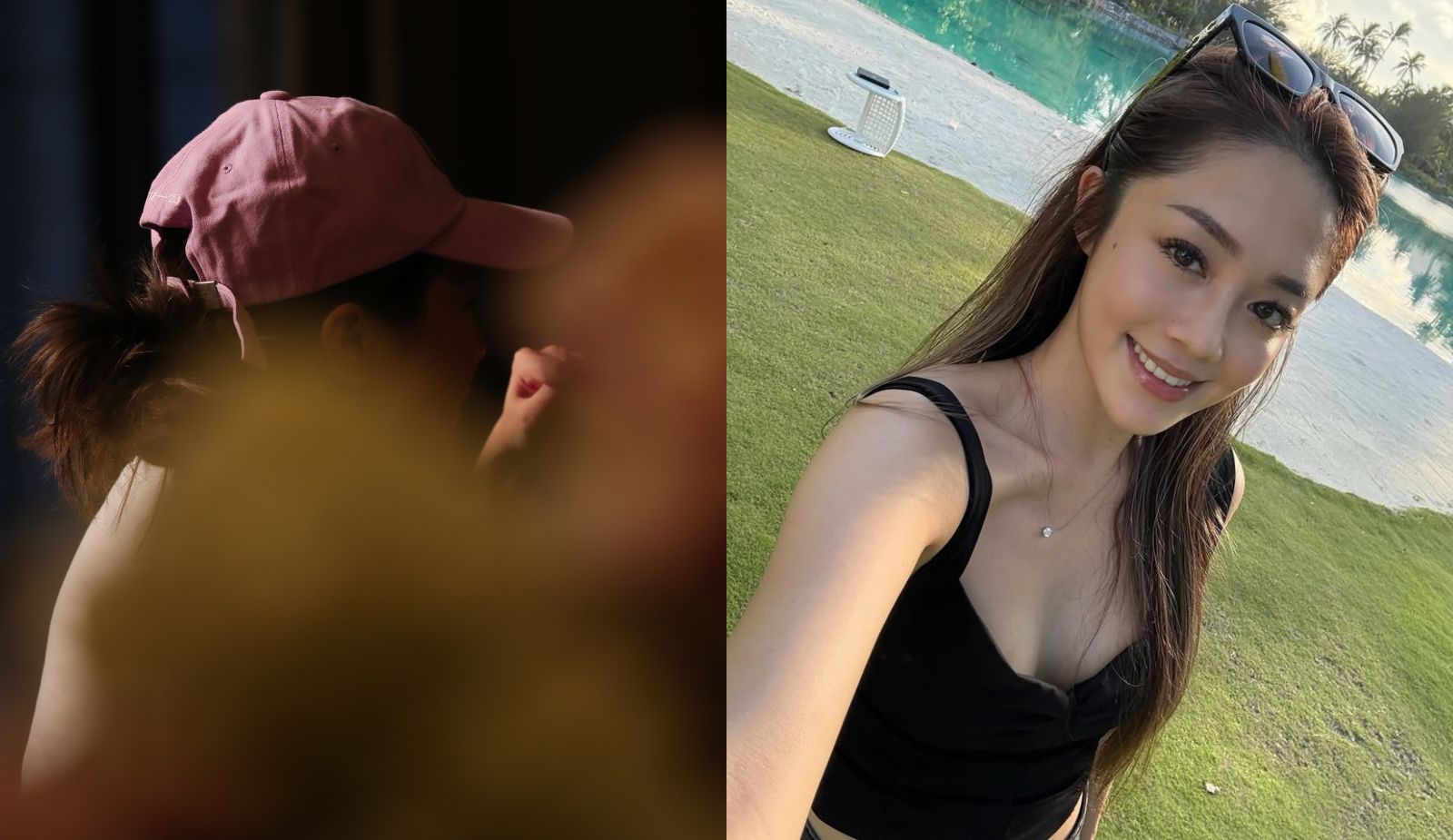 林千又（右圖）遭前好友L小姐（左圖）爆料荒唐事跡。（鏡報提供、翻攝林千又IG）