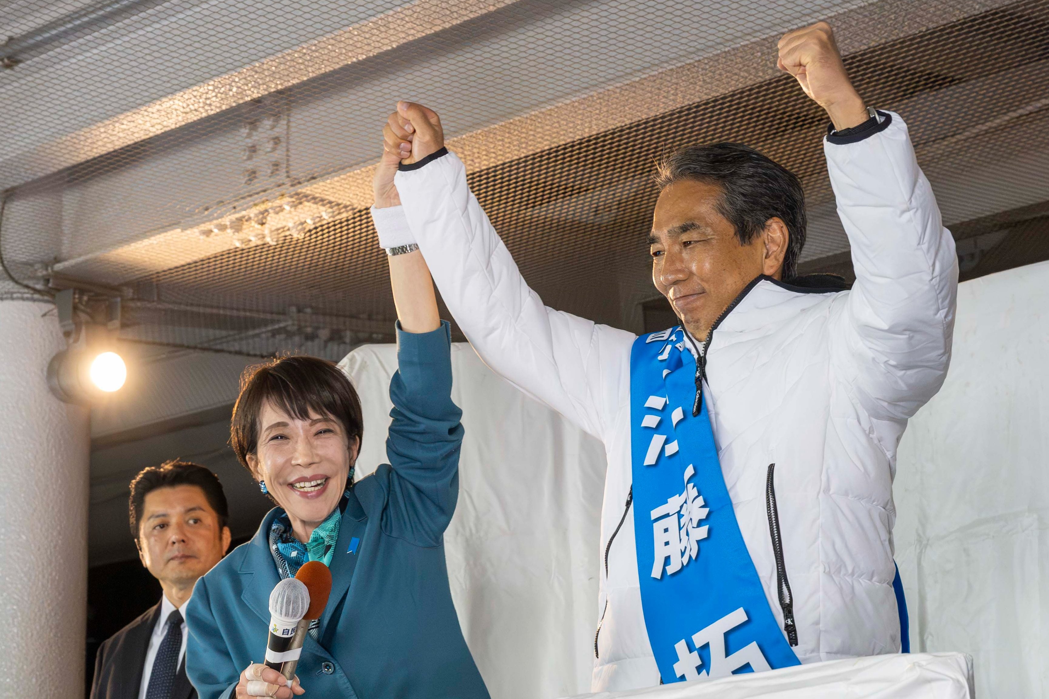 日本眾議院大選結果揭曉，首相高市早苗帶領的自民黨在465個席次中強勢奪下316席	。（翻攝自高市早苗X）