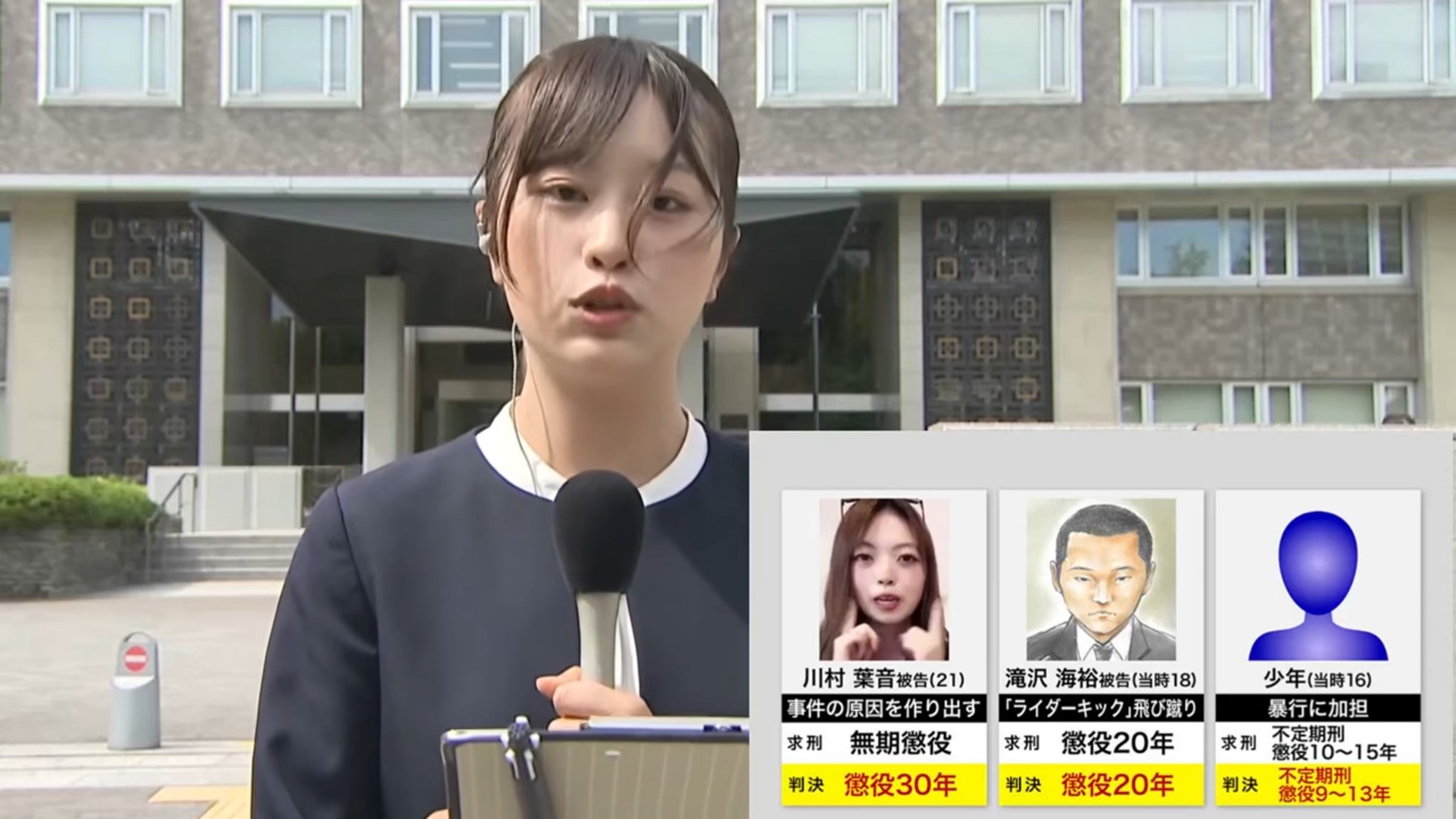 札幌地方法院今日對3名被告做出宣判，引發各界高度關注。（翻攝自YouTube  北海道ニュースUHB）