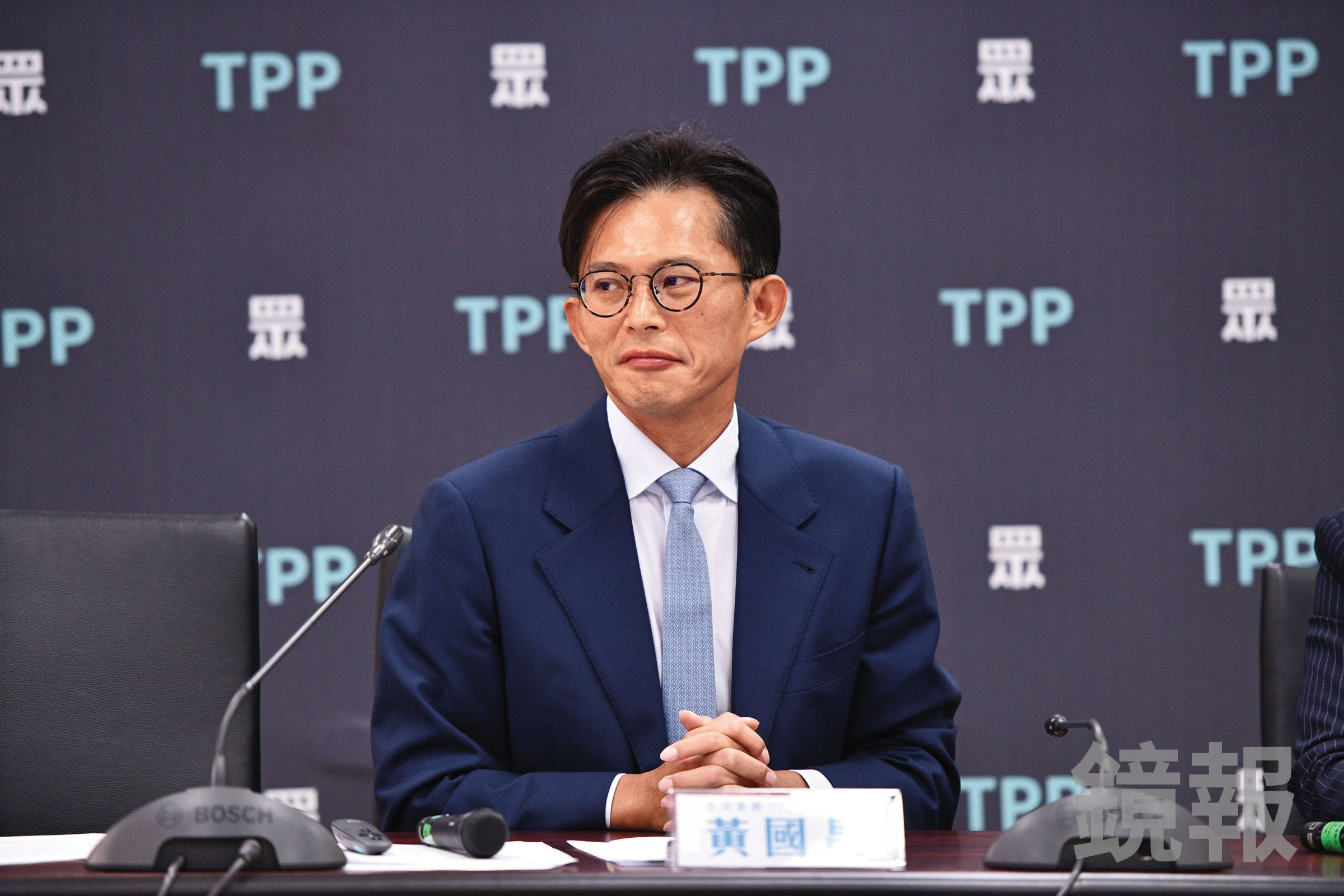 黃國昌遭爆是狗仔集團首腦，引起各界質疑政媒兩棲。（鏡報李智為）