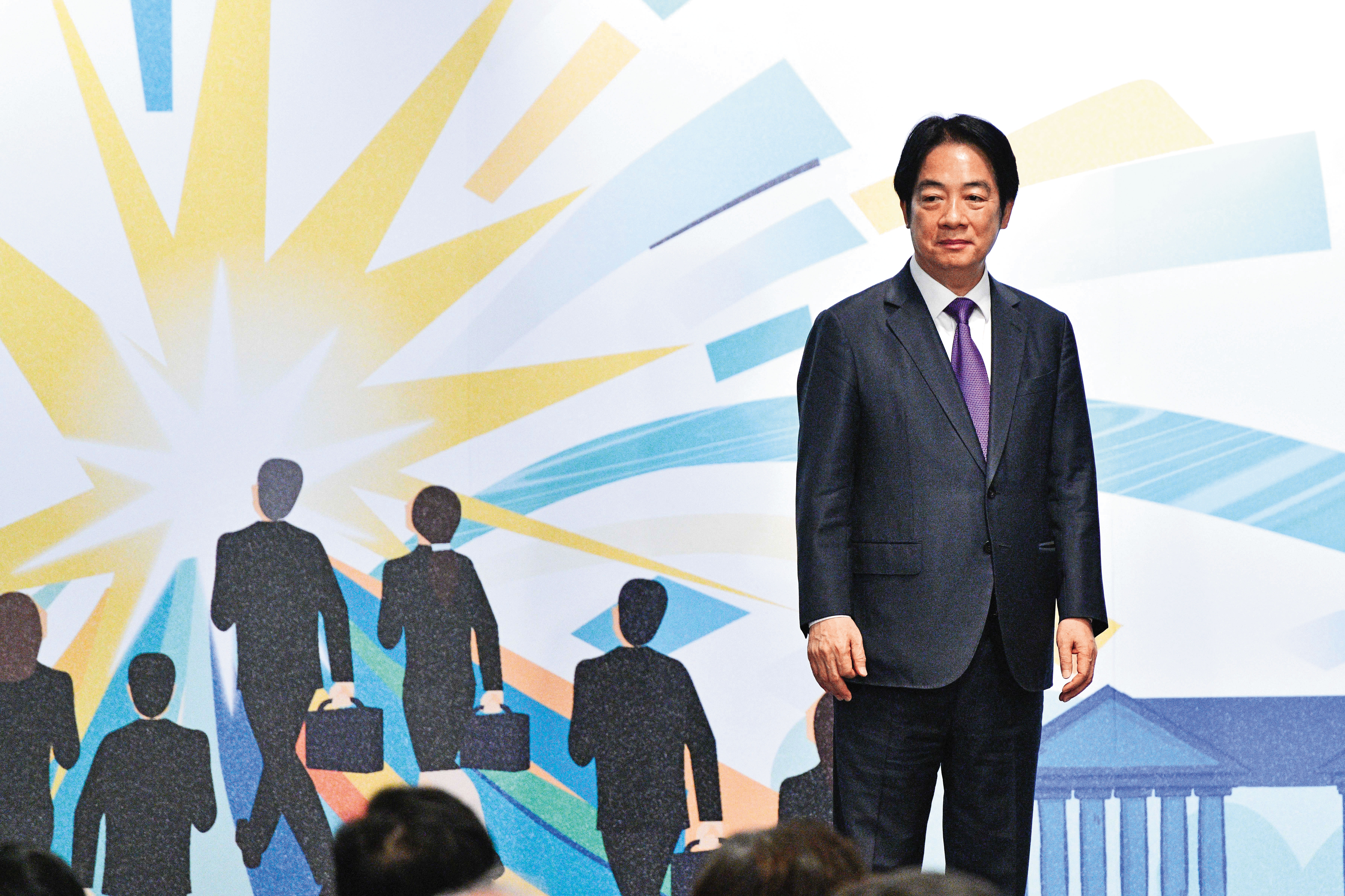 總統賴清德力圖率民進黨展開新篇章。（鏡報李智為）