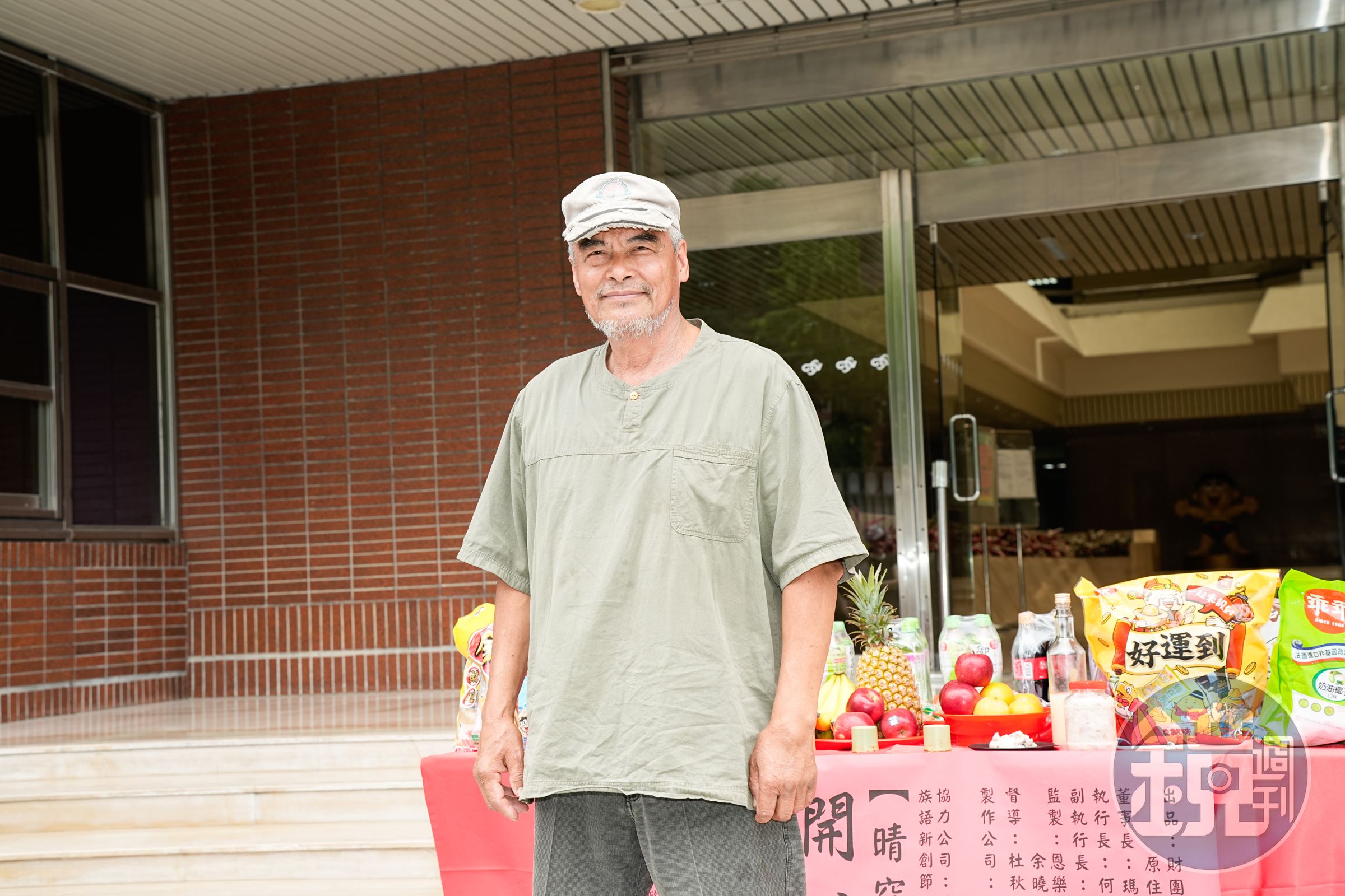 林慶台在新戲記者會透露自己有失智現象。林弘斌攝